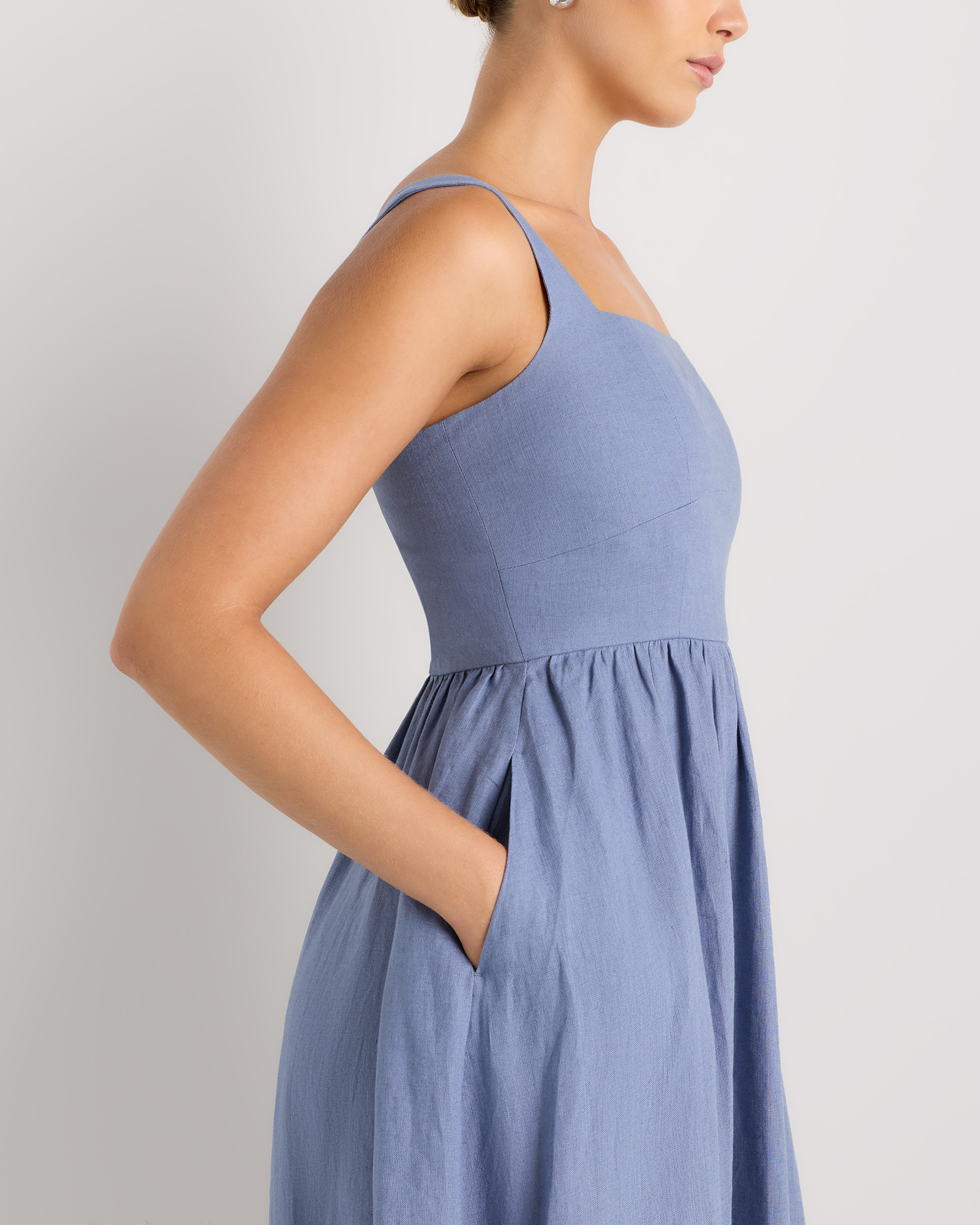 drop waist polka dot maxi dress Andorra Maxi Dress main image 0