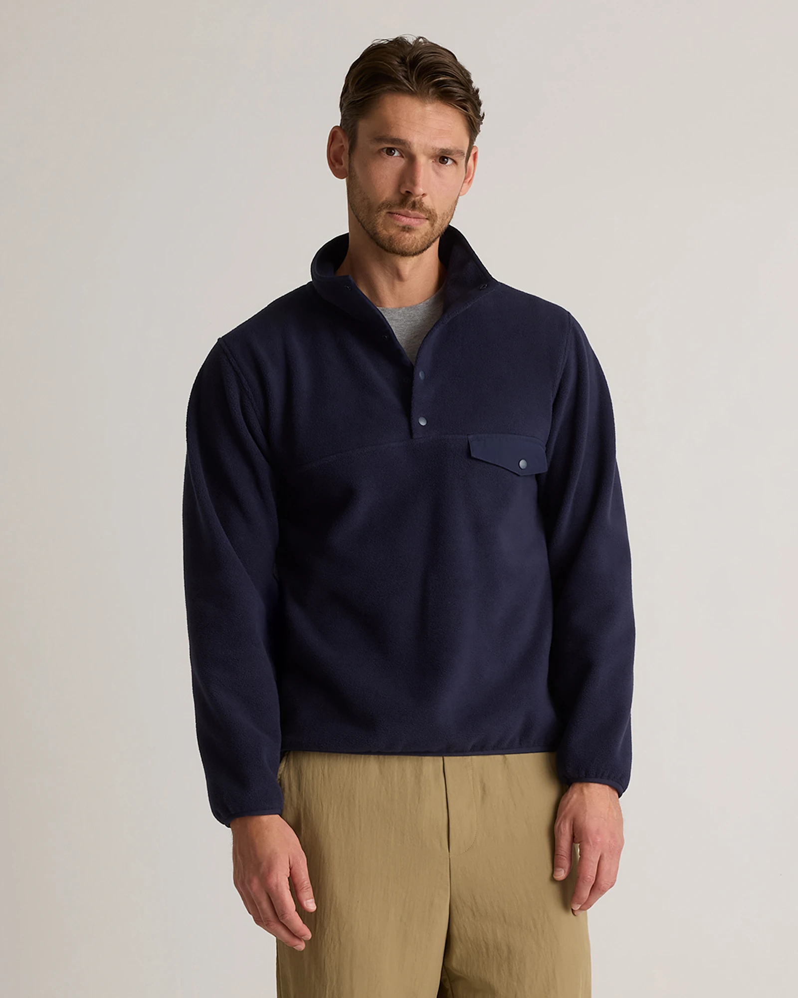 Polar Fleece Snap Pullover