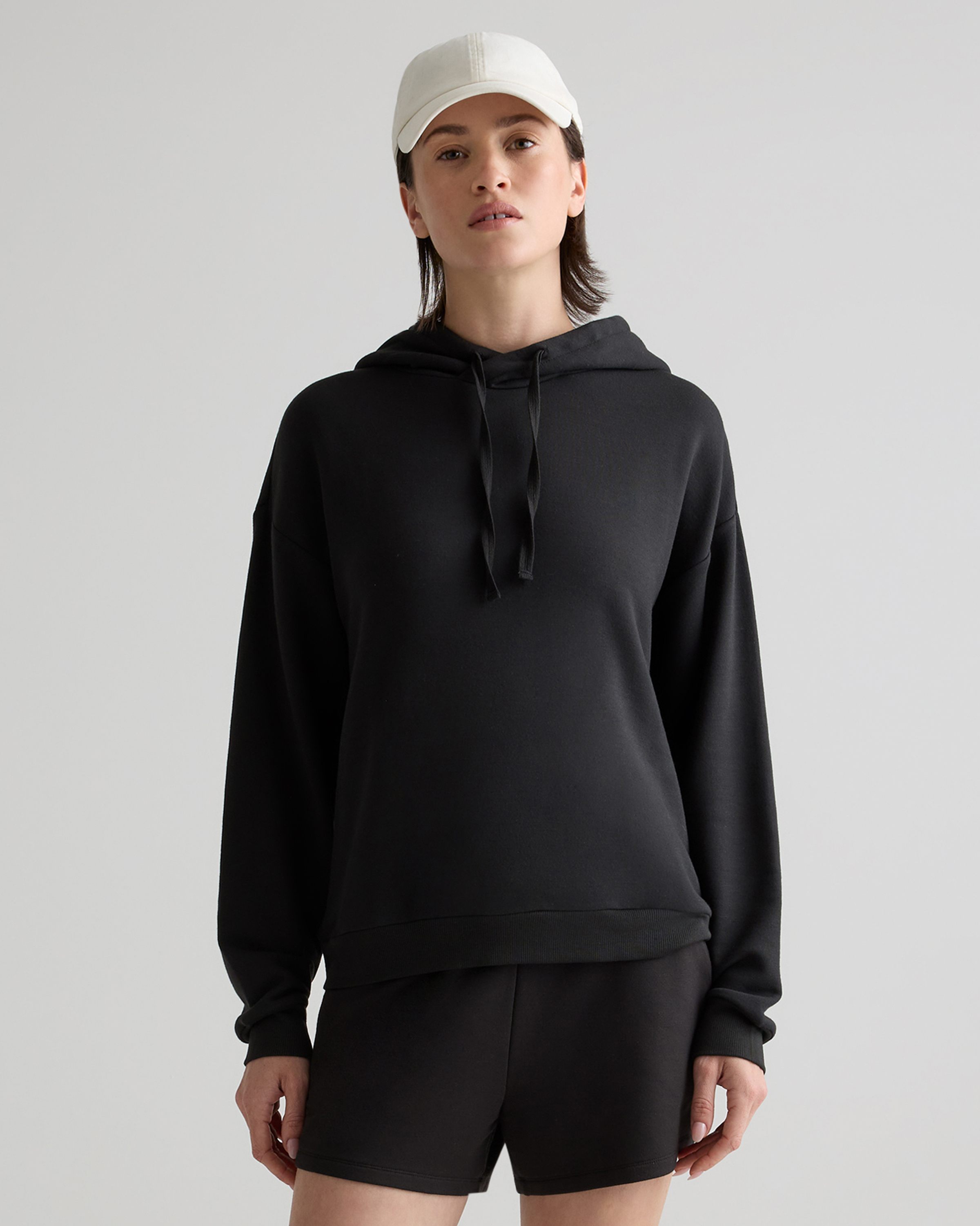 Black SuperSoft Fleece Pullover Hoodie