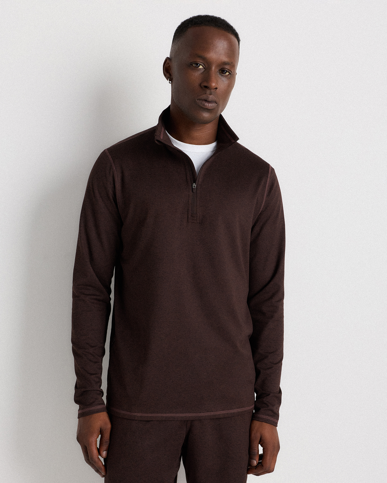 ウェア ballaholic Half Zip Pullover Jersey Ball Panel Logo Fleece Half Zip Pullover (black