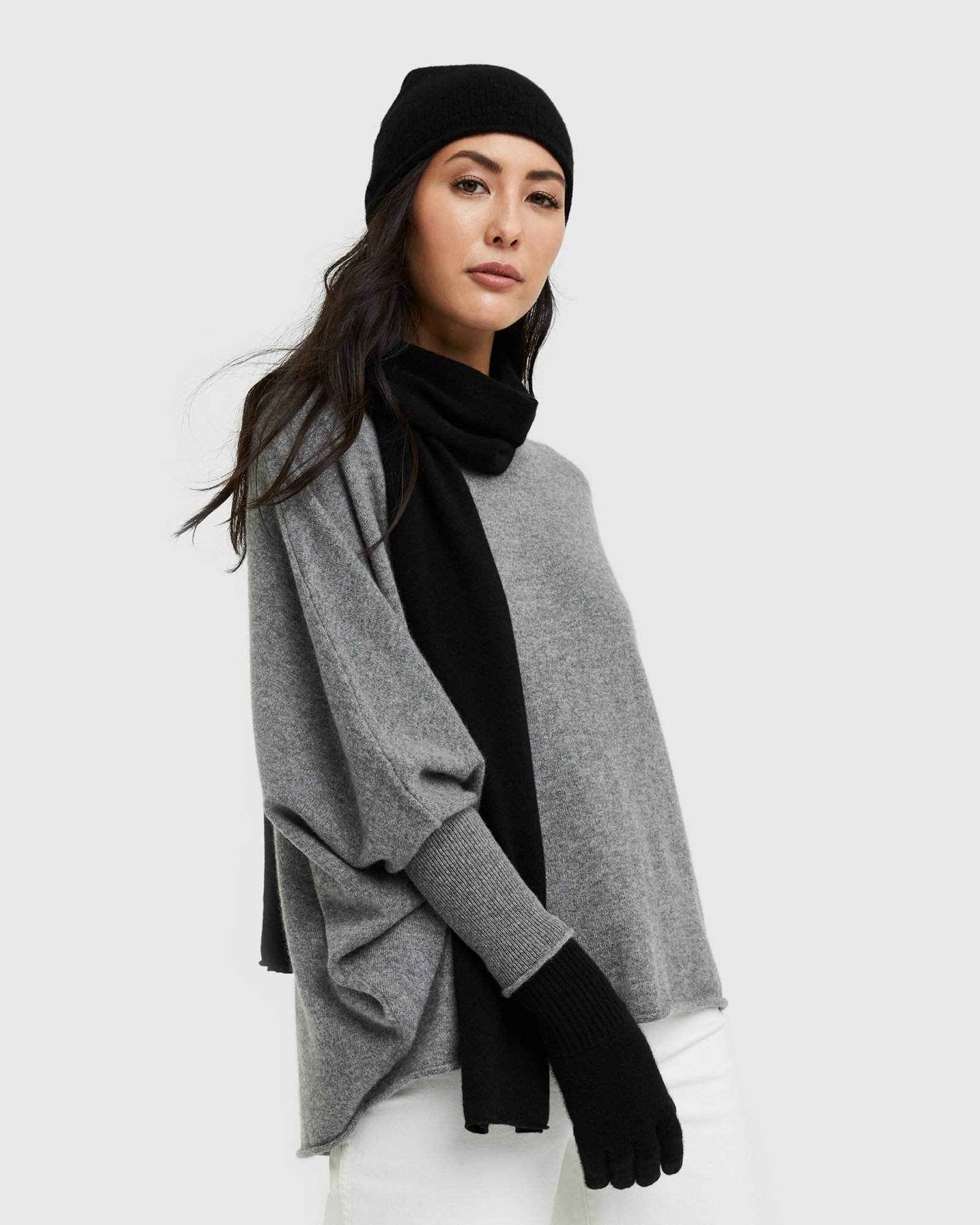 Mongolian Cashmere Slouchy Beanie - 13462810722415