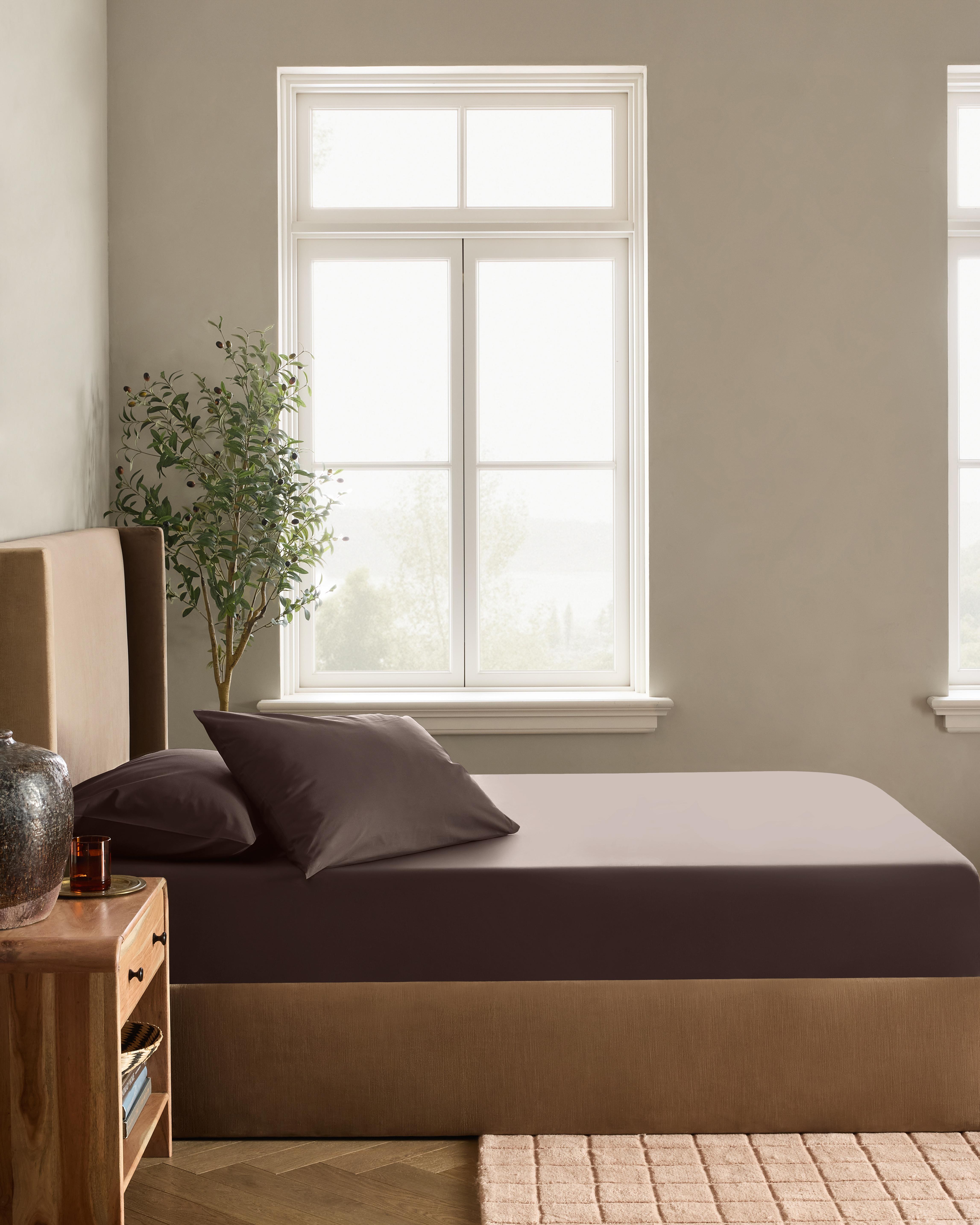 Quince Classic Percale Fitted Sheet