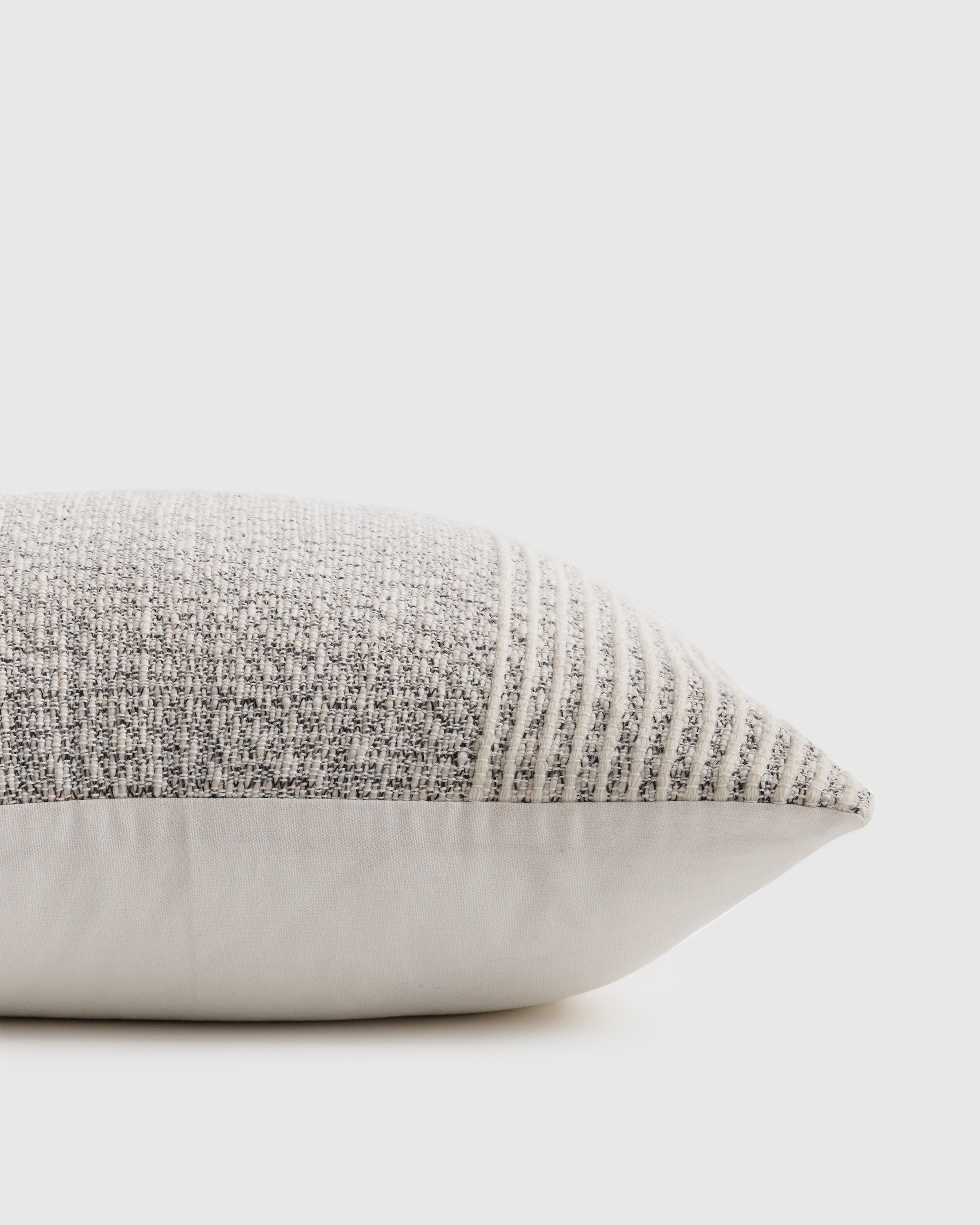 Mila Textured Stripe Pillow Cover - set of 2 - Thumbnail 5