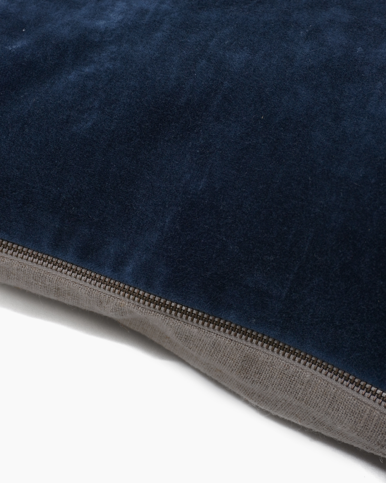 Navy Plush Velvet Pillow Cover