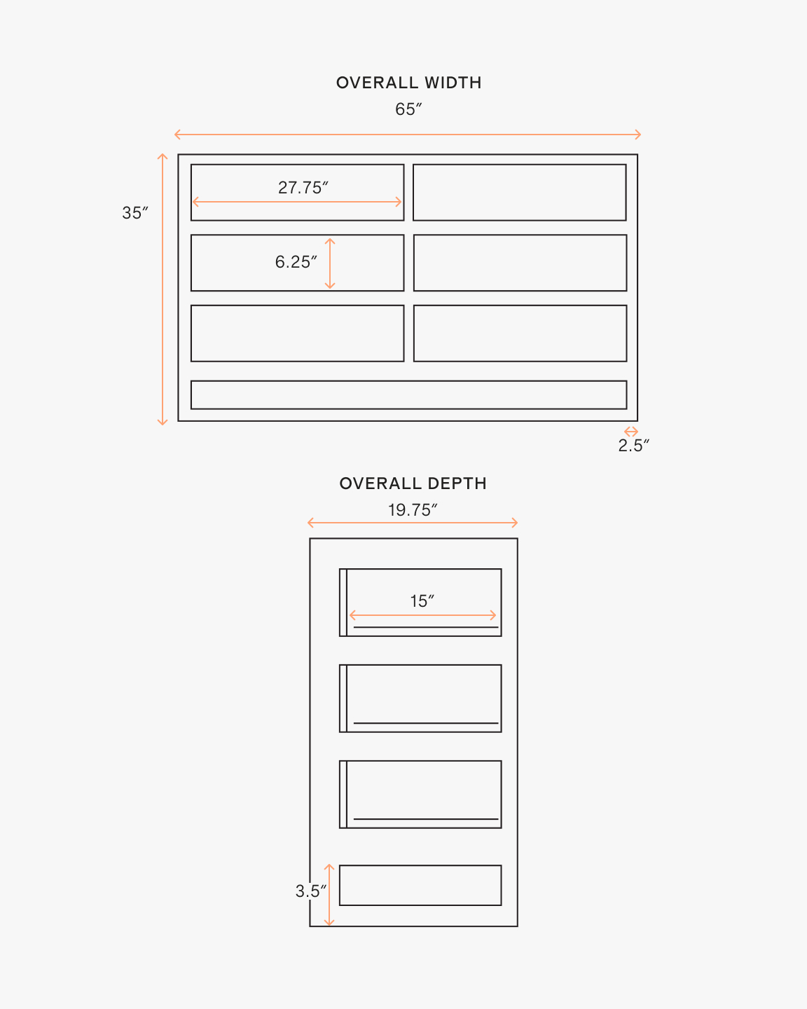 Solid Wood Frame 6-Drawer Dresser - thumbnail 8