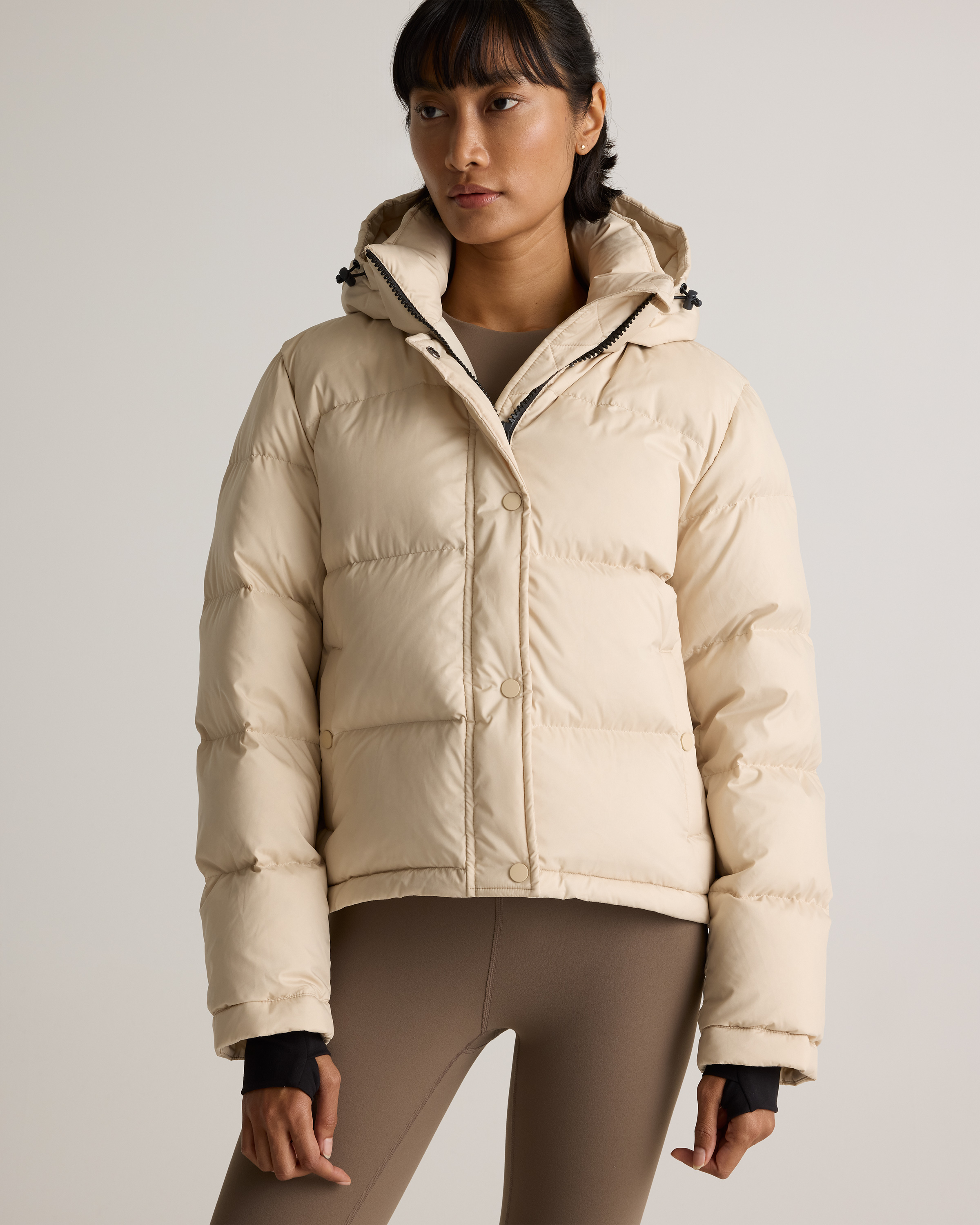 Lagooners Dames St Agnes Korte Puffer Jas Rood