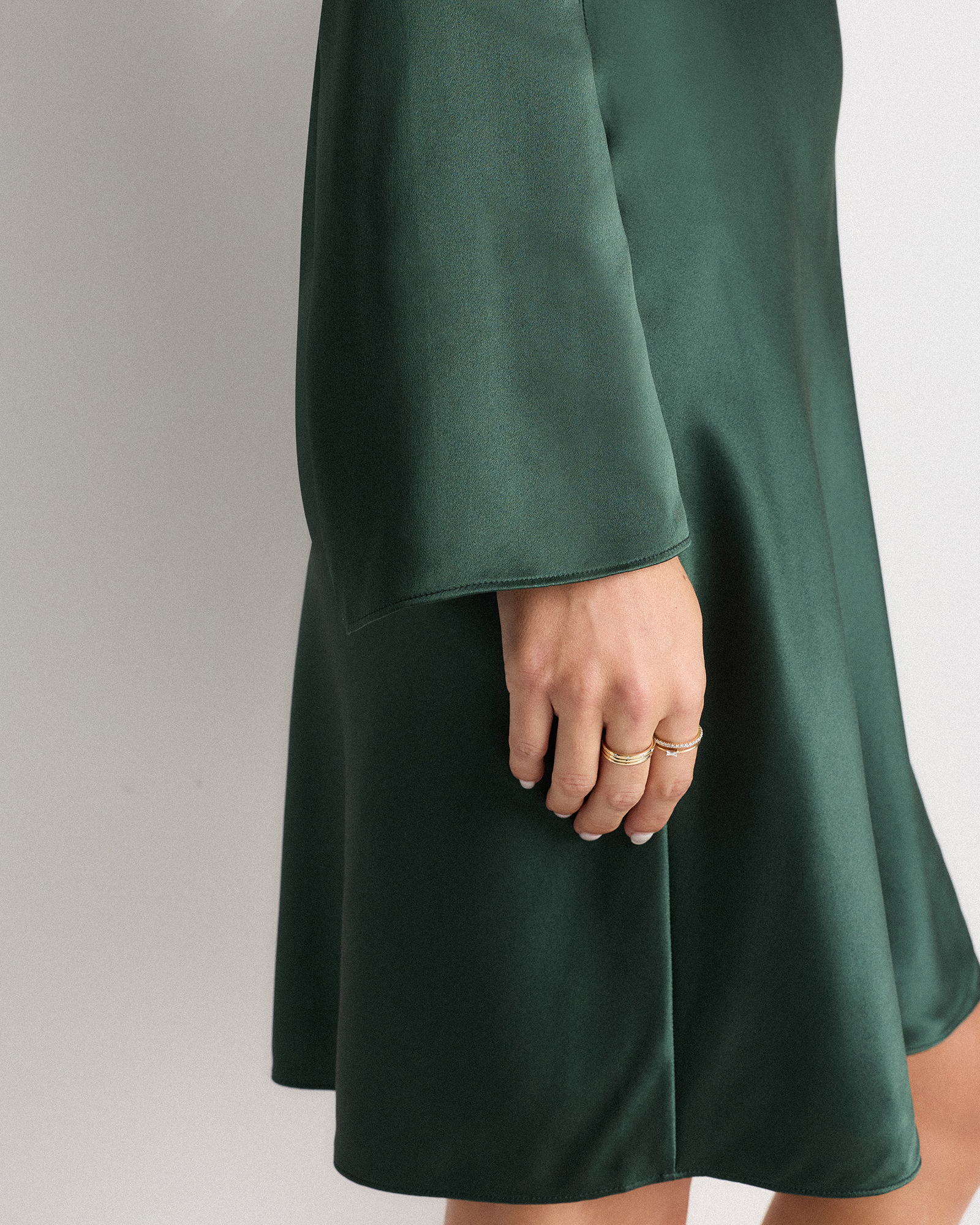 floral dress sage green Primavera Couture 3073