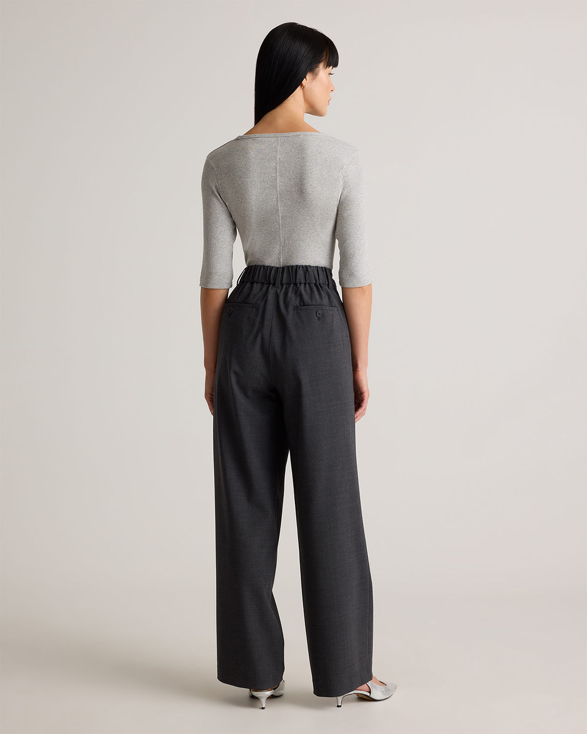 Italian Wool Pleated Trouser