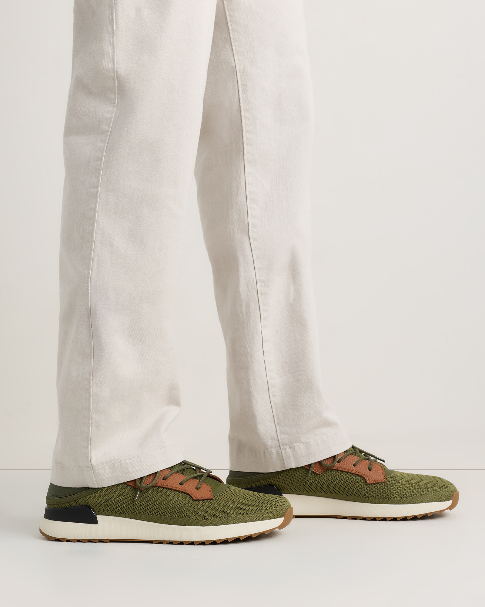 Mens Fashionable Breathable Mesh Casual Minimalist Shoes Size 13 Olive Green Tan Amazon.com | Jeeeun Men main image 2