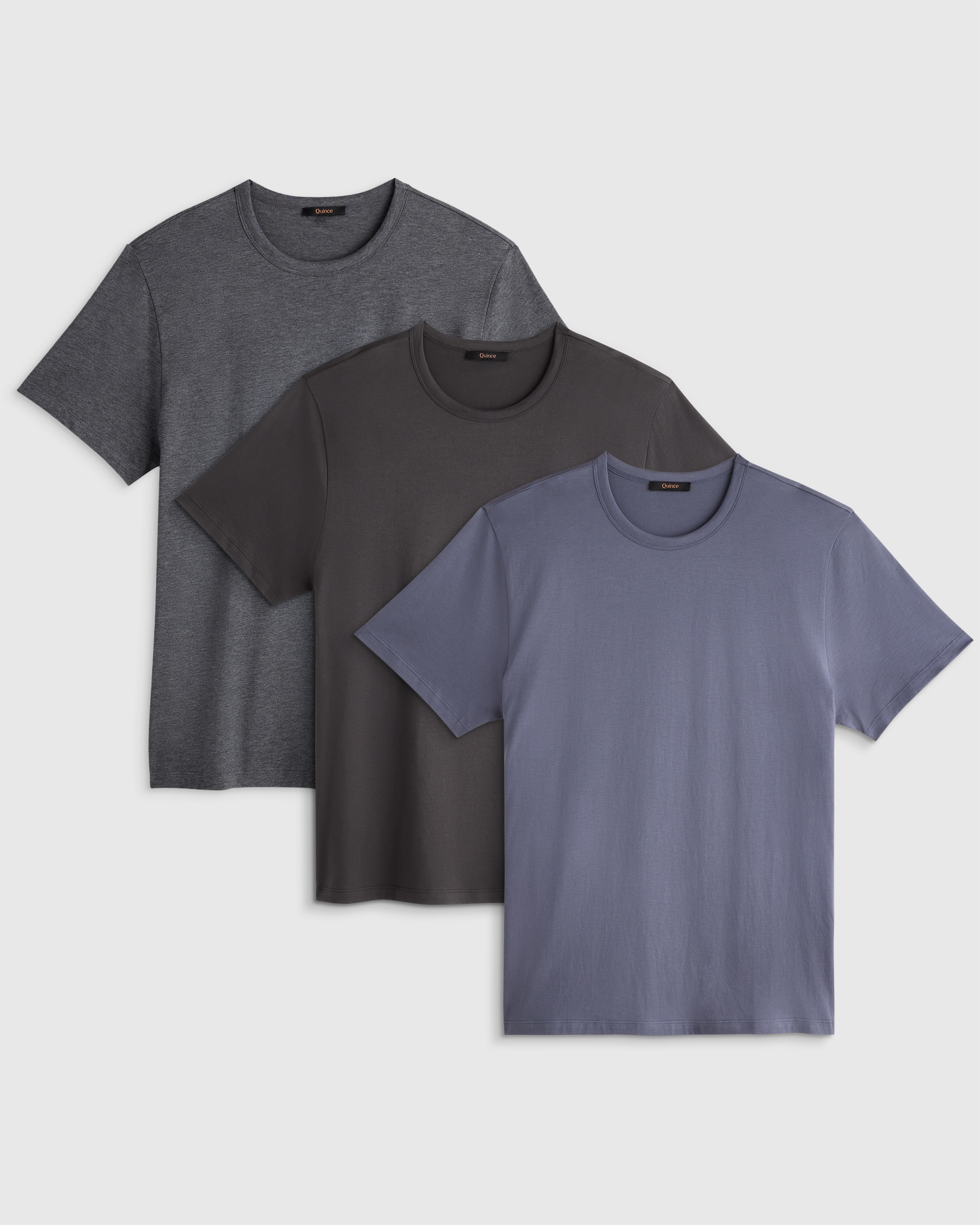 100% Pima Cotton Luxe Touch Tee 3 Pack Bundle