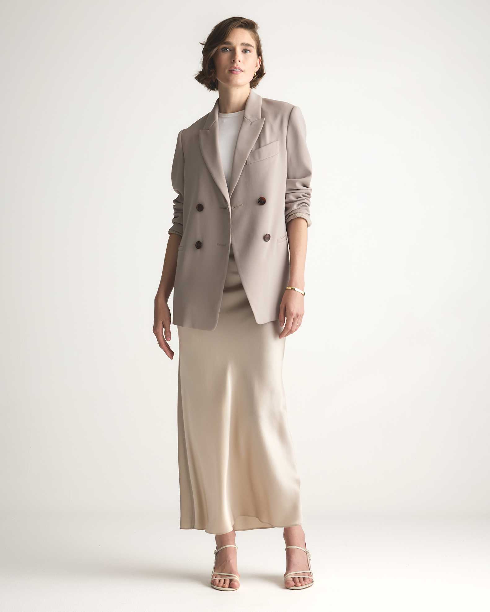 100% Washable Silk Maxi Skirt