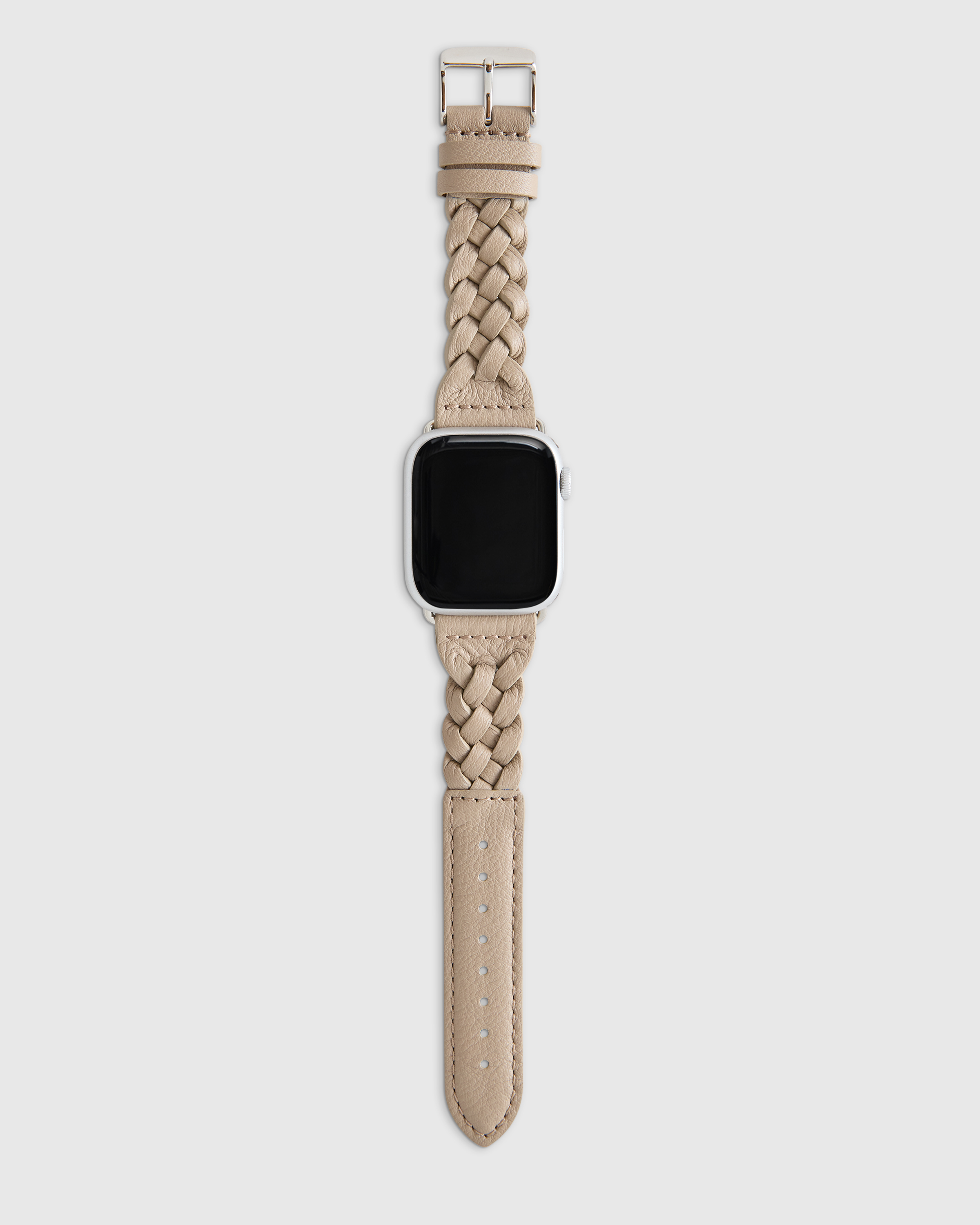 Kate Spade Cream Leather Braided Apple Watch Band - New in Box NEW✓ Kate Spade Clear Pink Silicone Apple Watch Strap 38mm  main image 3