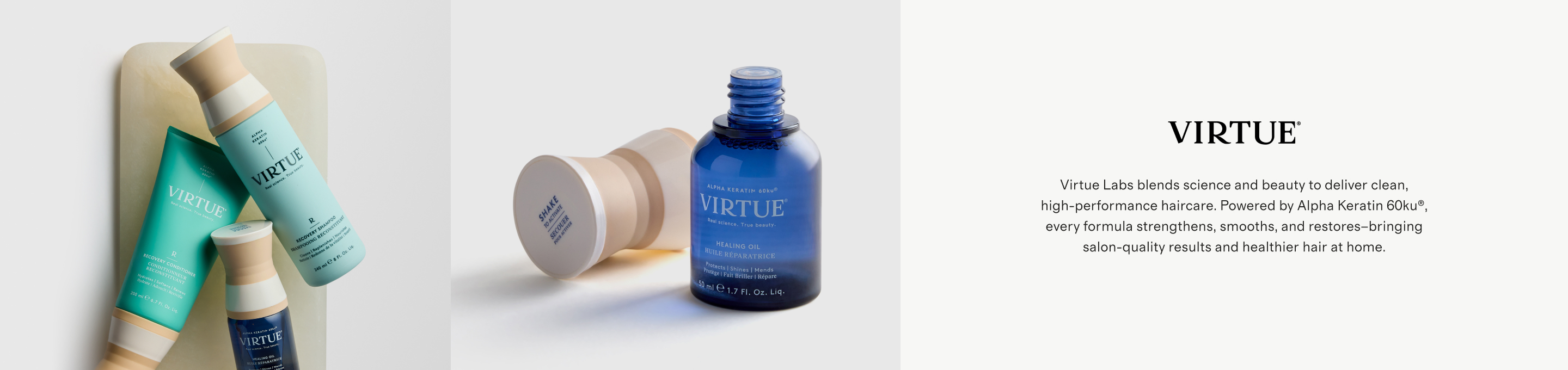 Virtue brand CLP banner - desktop