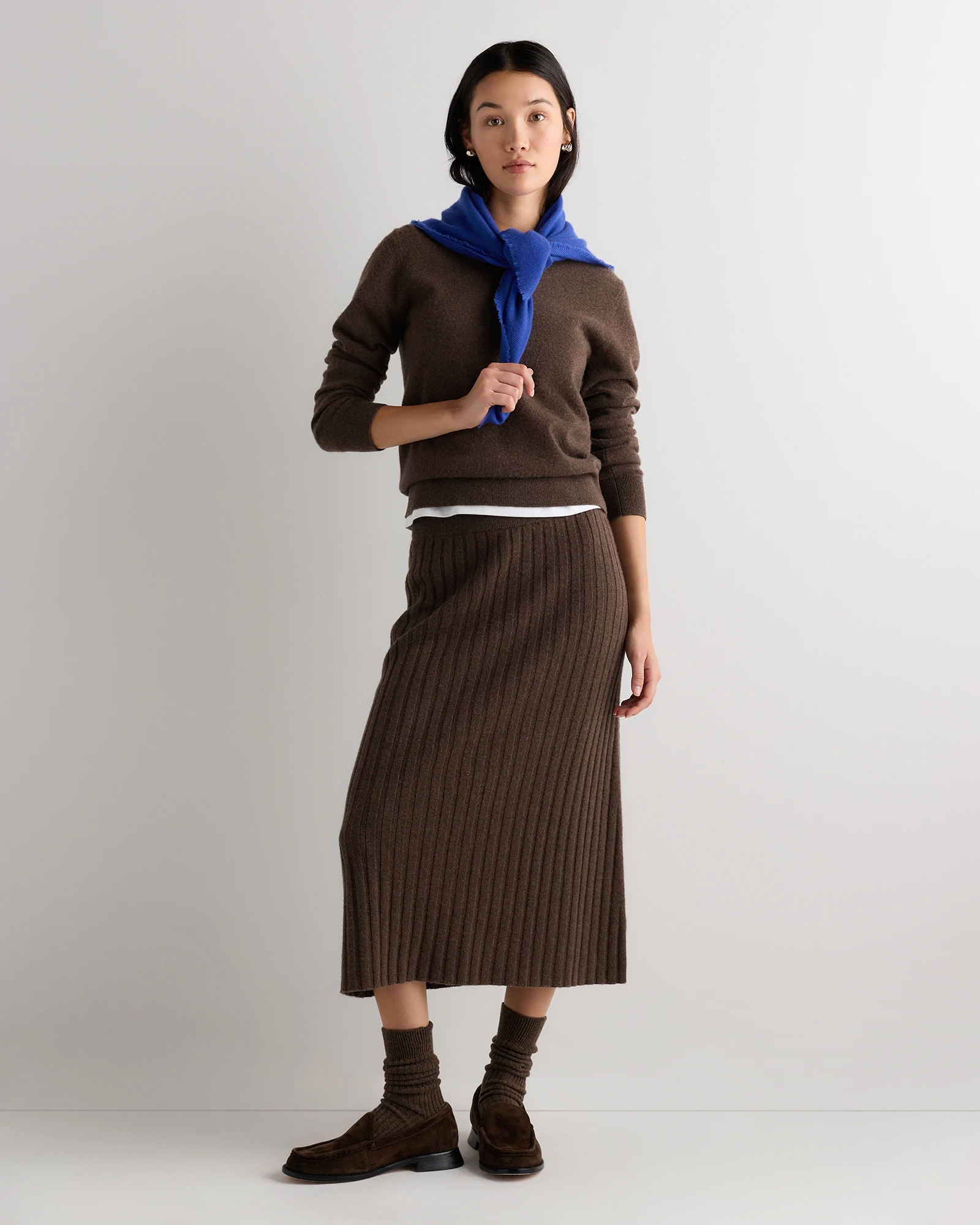 Mongolian Cashmere Square Scarf