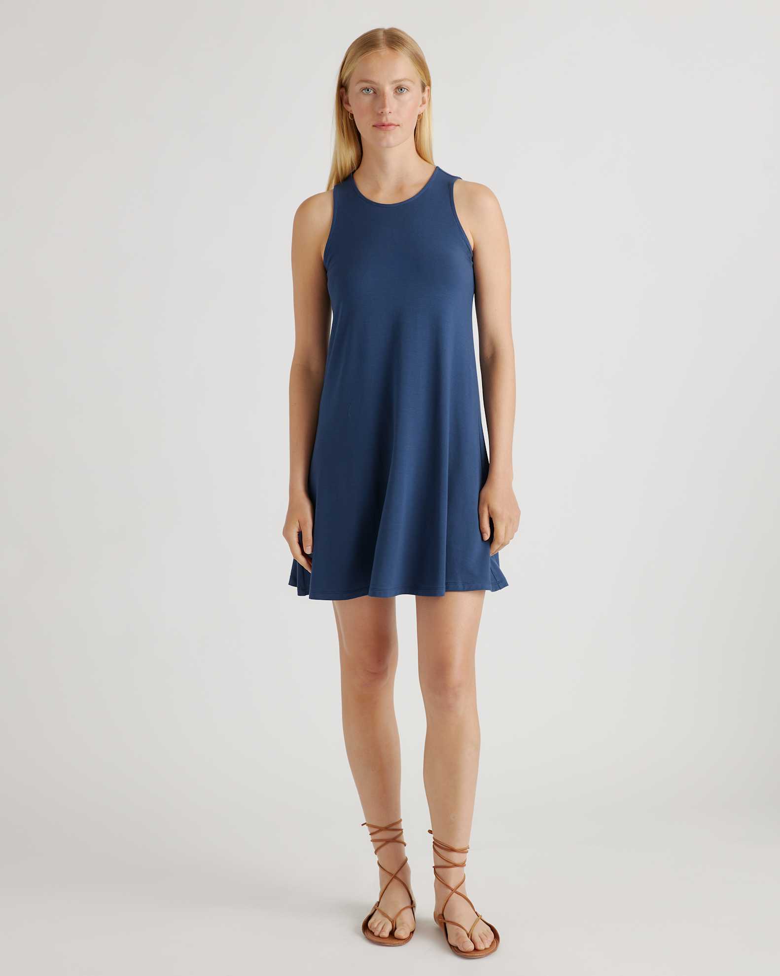 Tencel Jersey Mini Swing Dress Tencel Jersey Mini Swing Dress