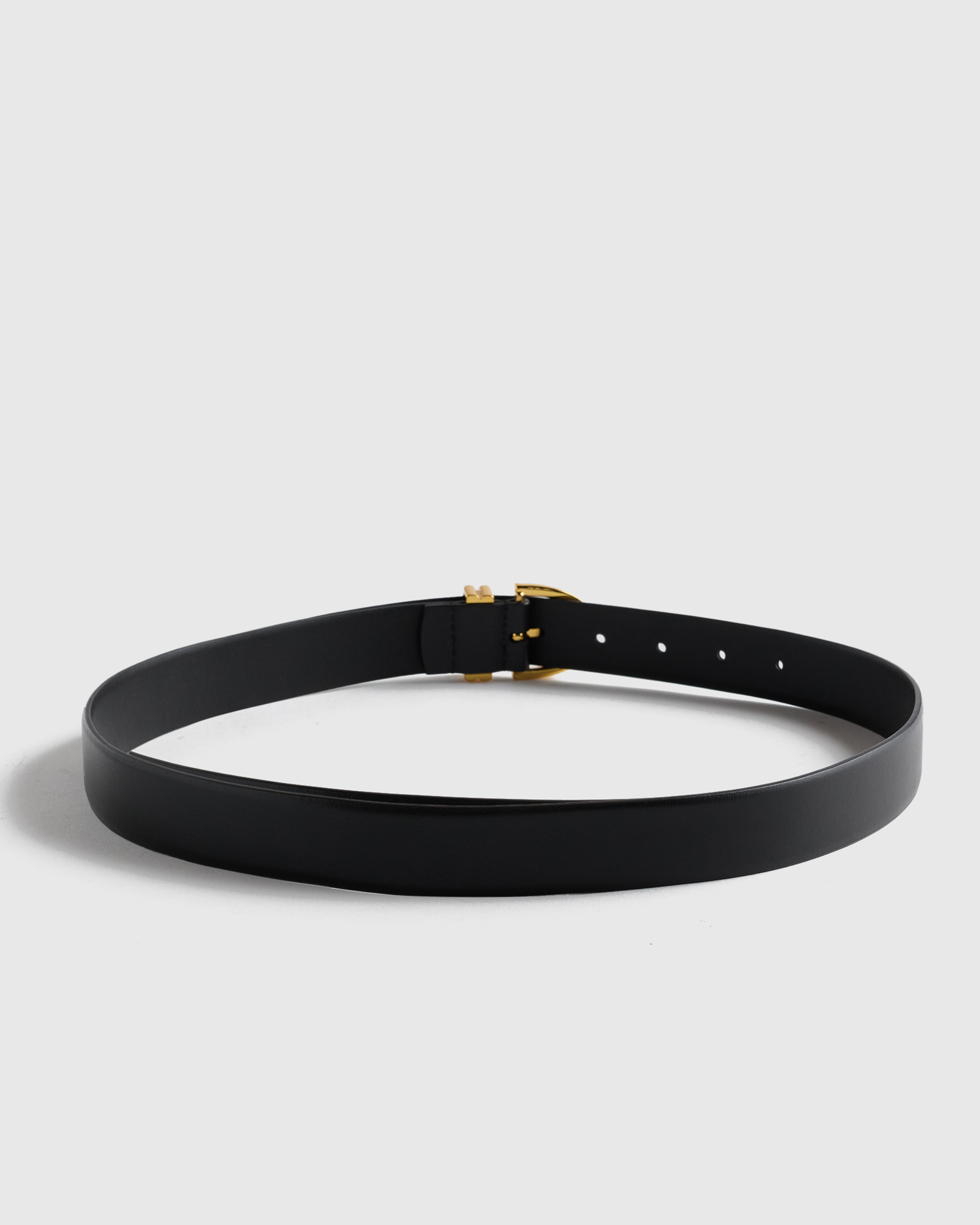Alora European Leather Belt in Black