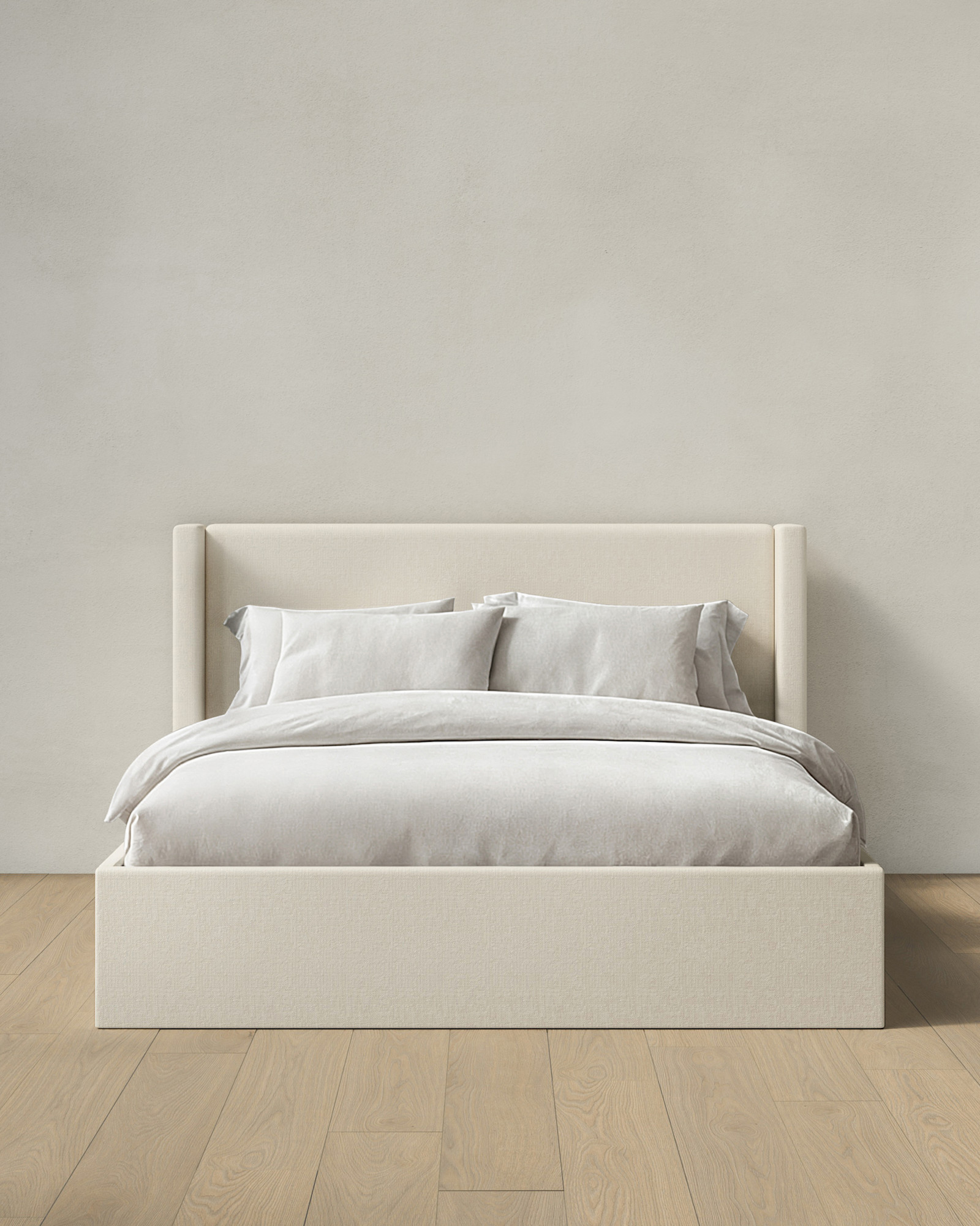 WingbackLowQueen Slubby Linen Canvas