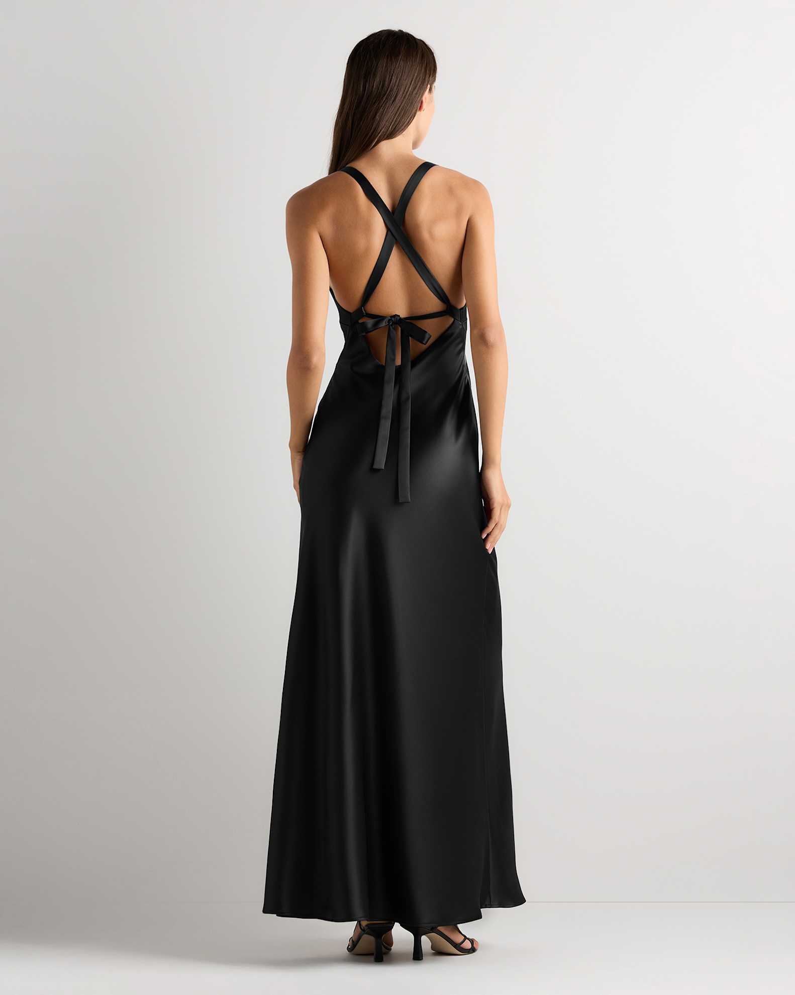bianca black dress Bianca Black Sequin Backless Dress, XS