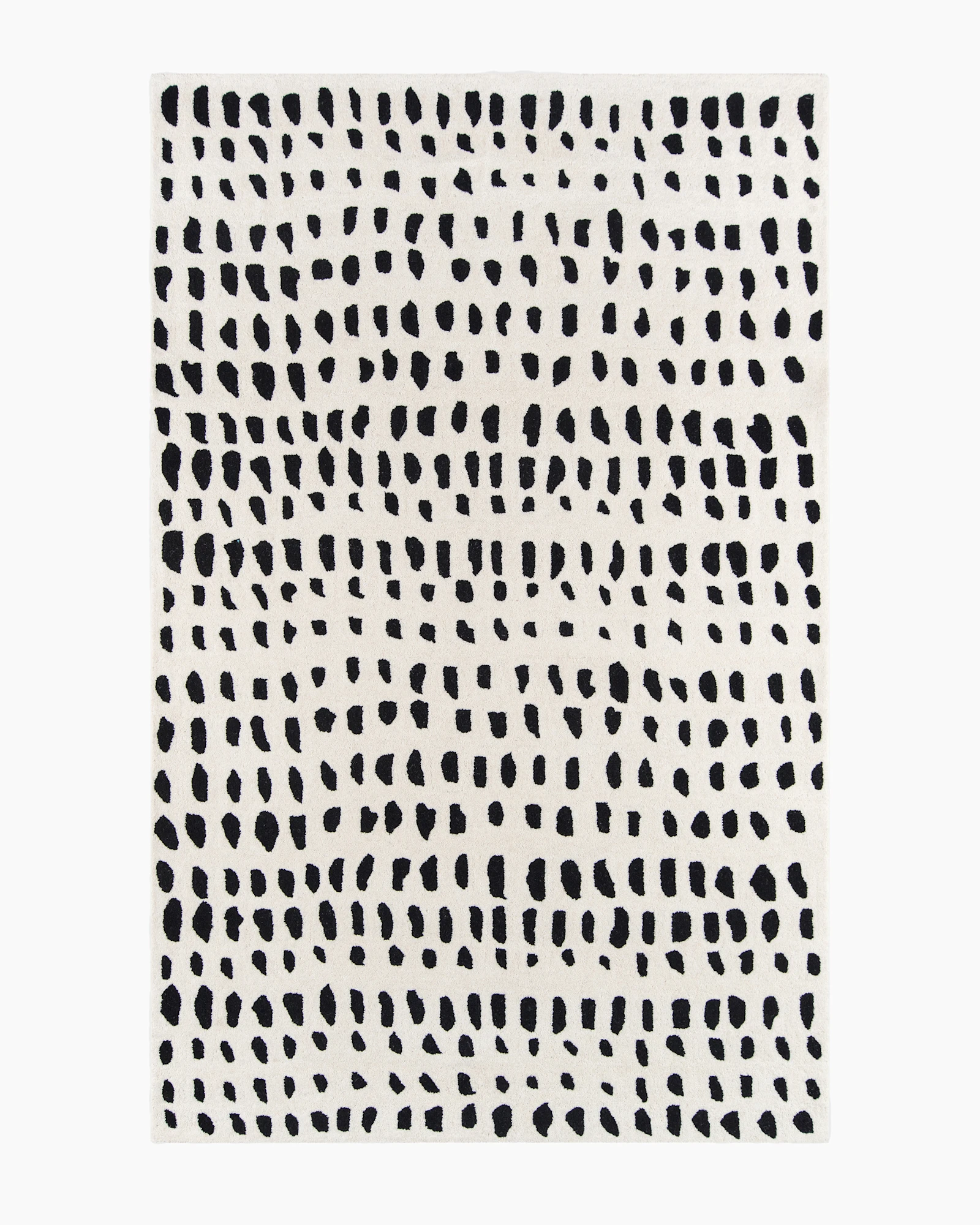 Painterly Dots Hand-Tufted Wool Rug