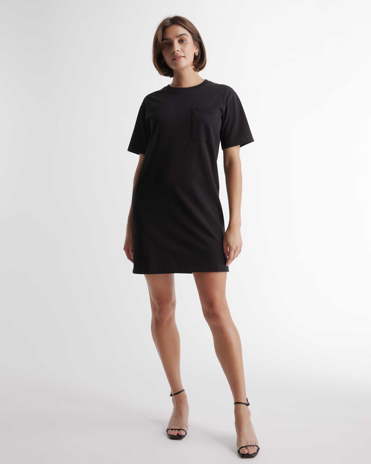 100% Organic Cotton Relaxed T-Shirt Dress 100% Organic Cotton Relaxed T-Shirt Dress
