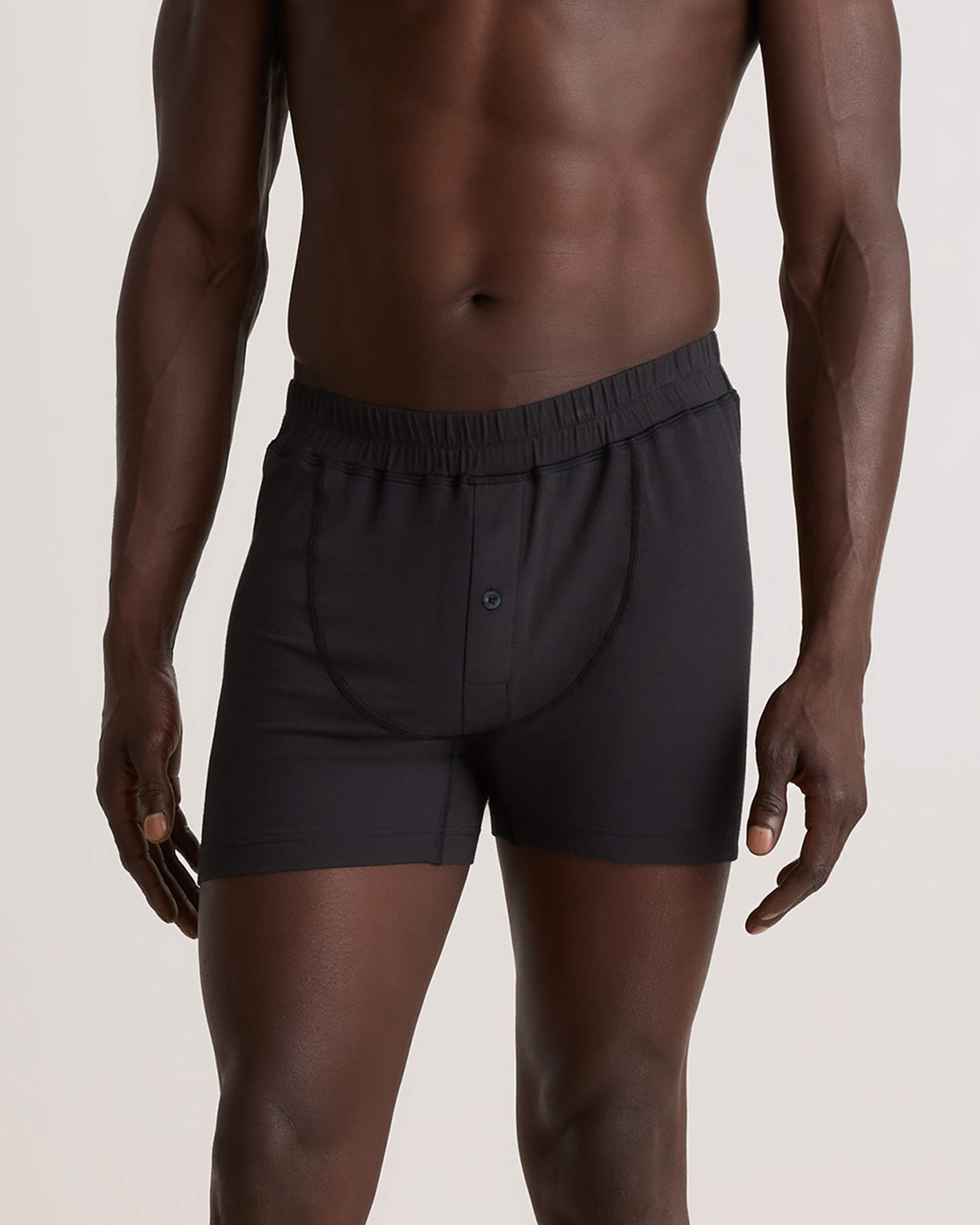 Black Micromodal Stretch Boxer Short (3-Pack)