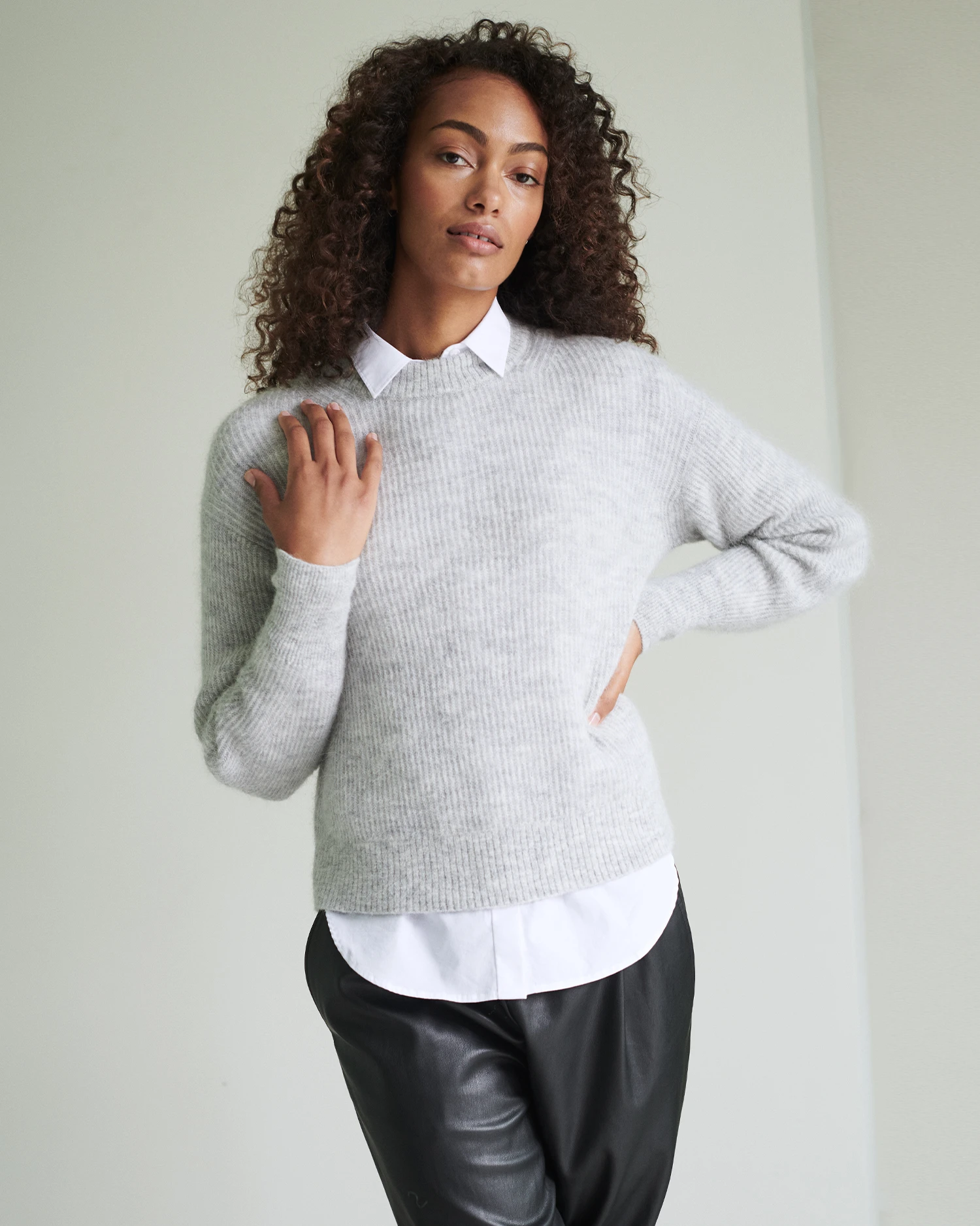 Alpaca Crewneck Sweater