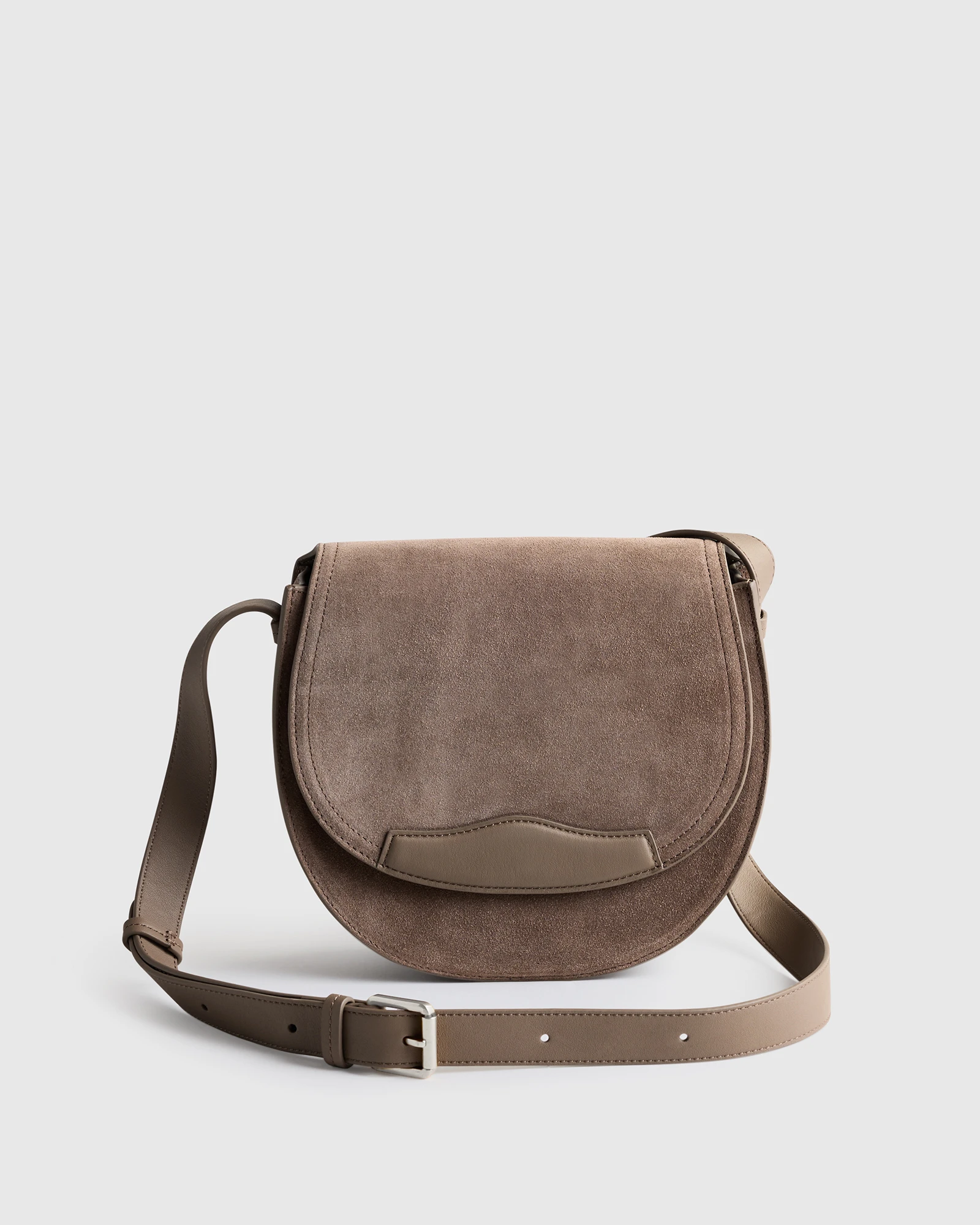 Isadora Suede Saddle Bag