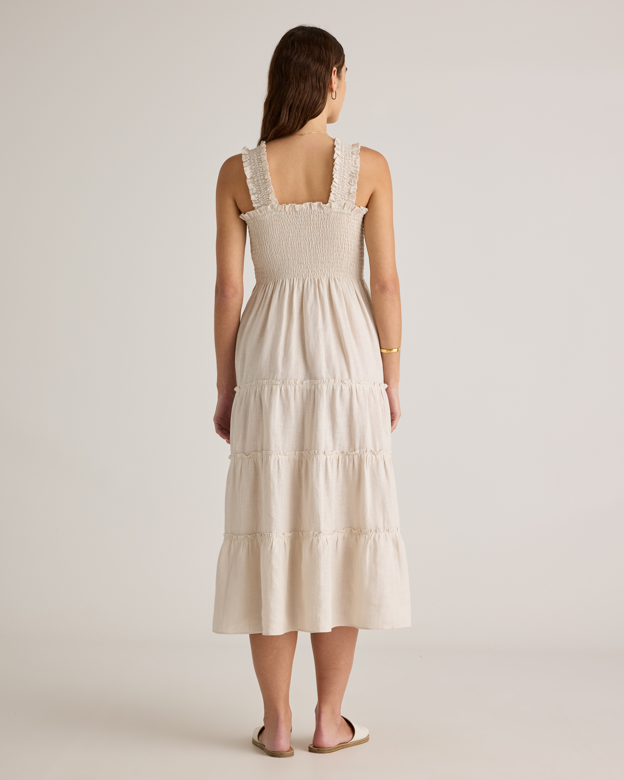 sachin and babi light blue dress Arwen Cream Dropped Waist Midi Dress