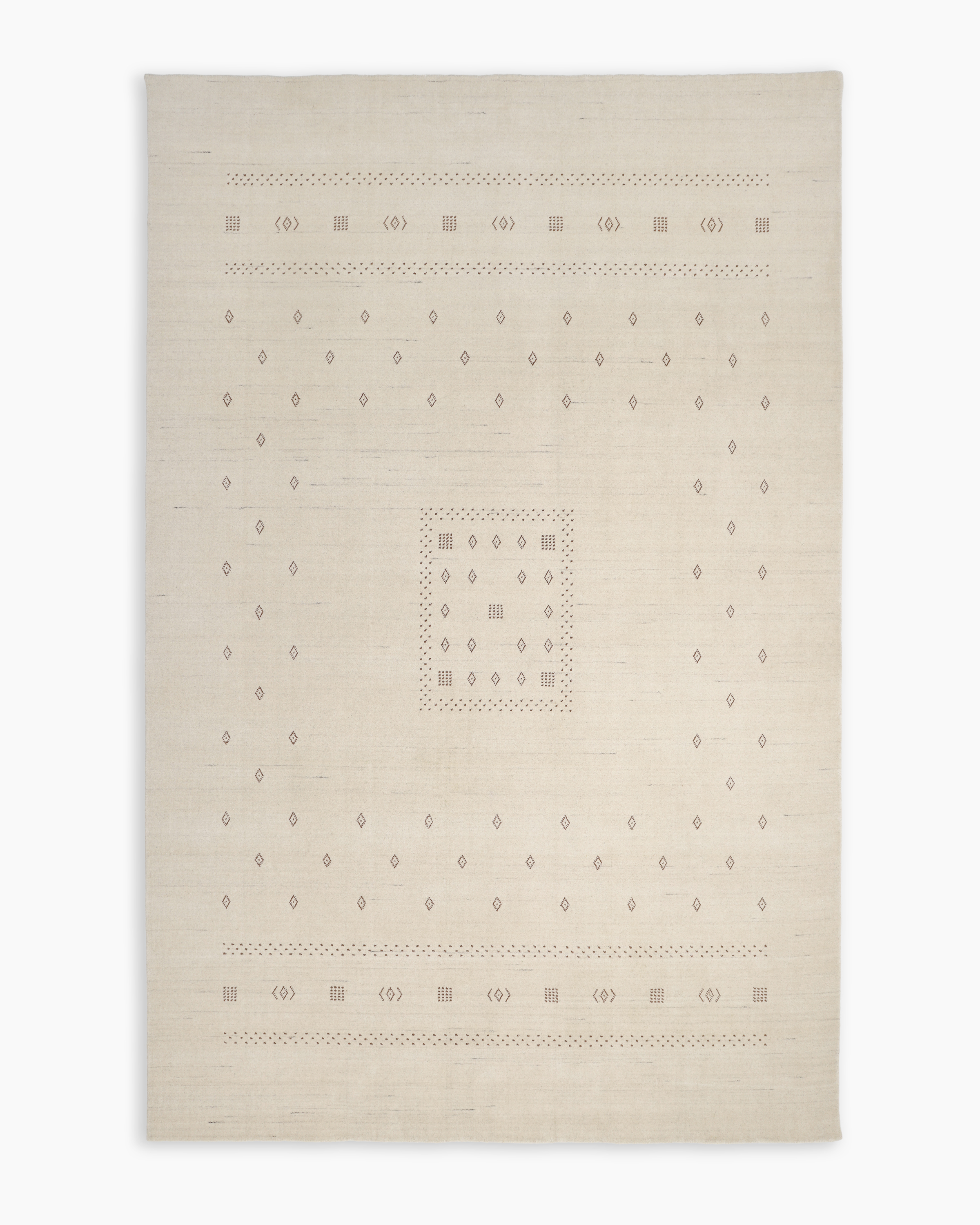 Ivory Dakota Hand-Loomed Wool Rug 