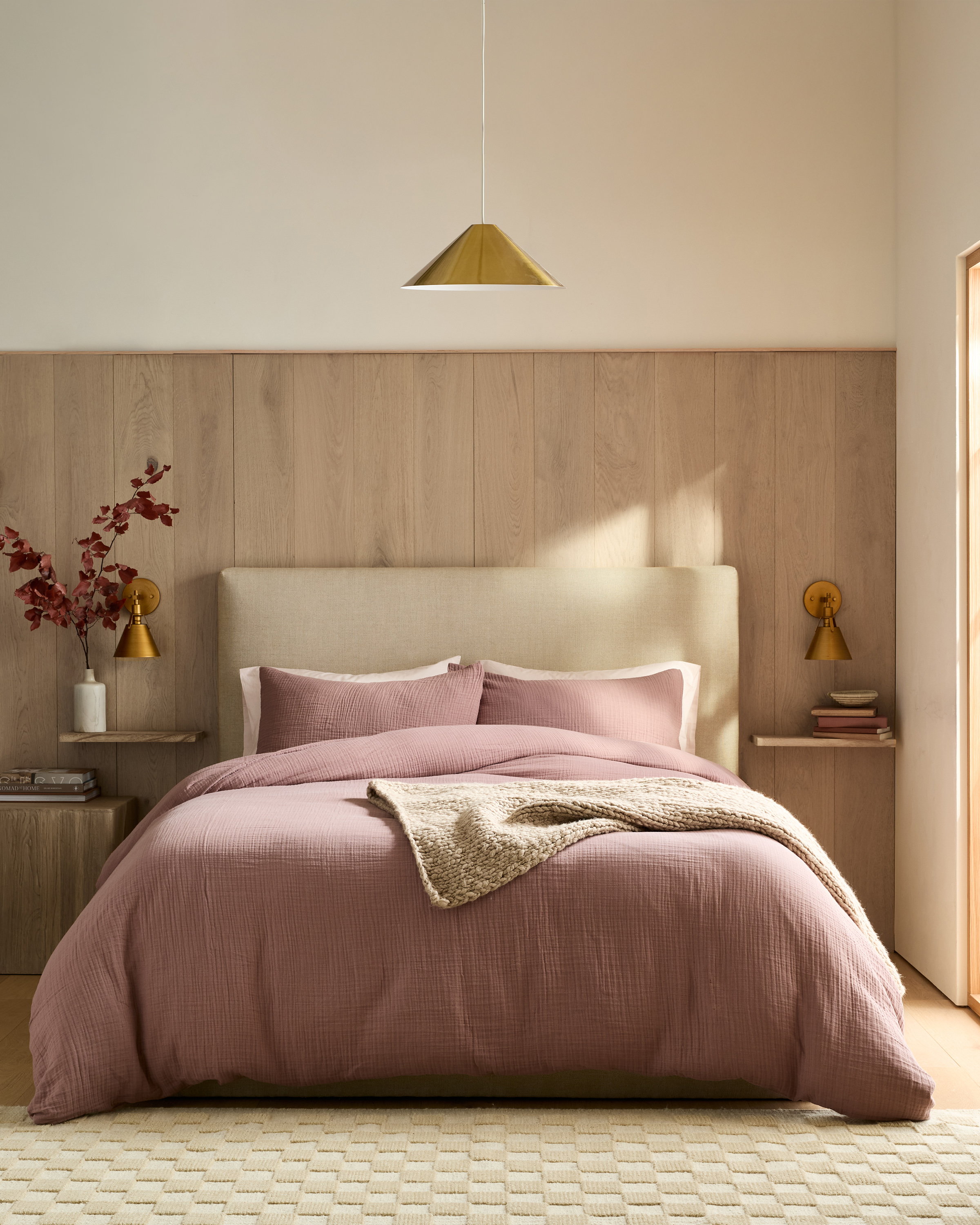 Fig Organic Airy Gauze Duvet Cover Set