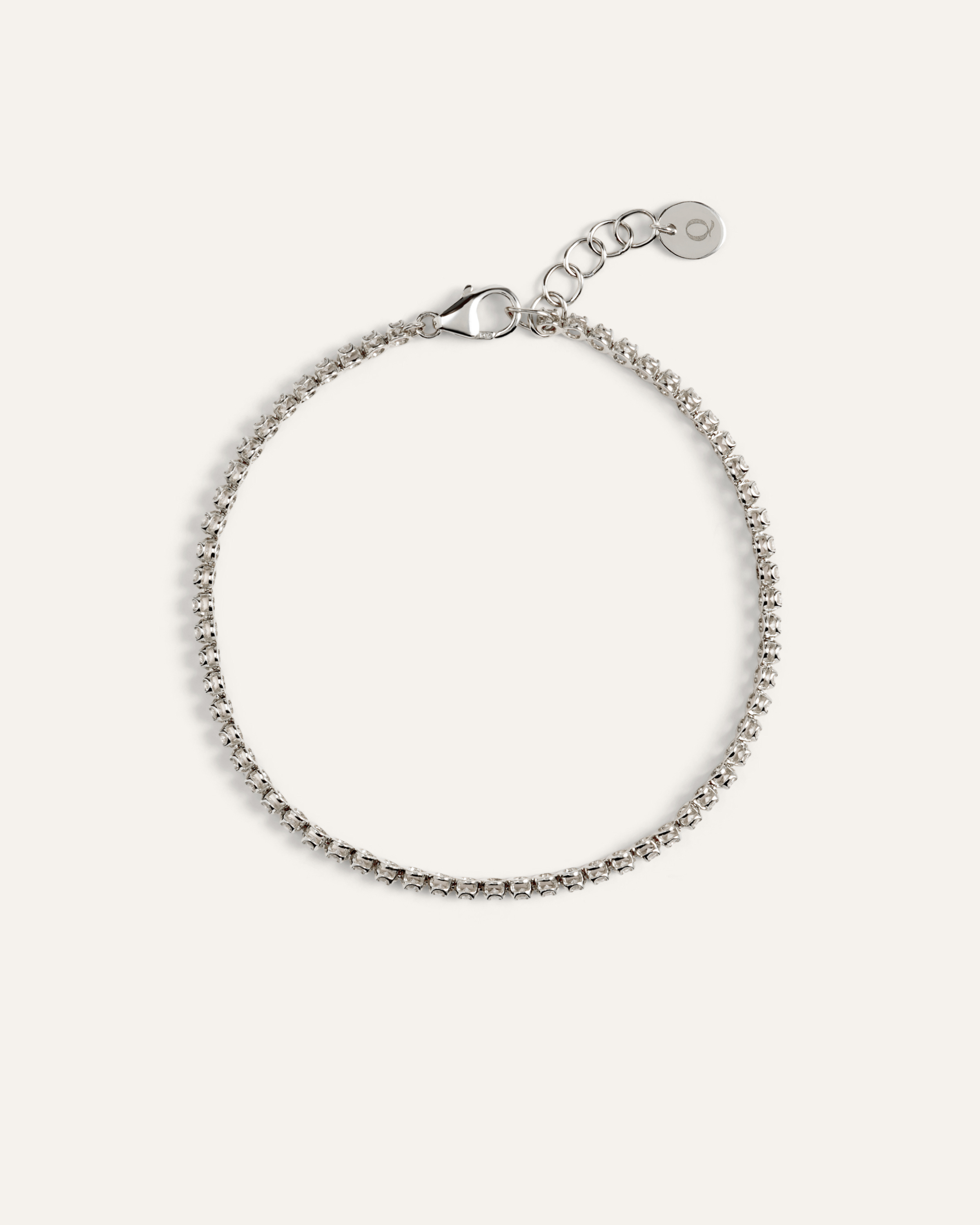 White Gold 14K Gold Diamond Petite Tennis Bracelet - 1ctw