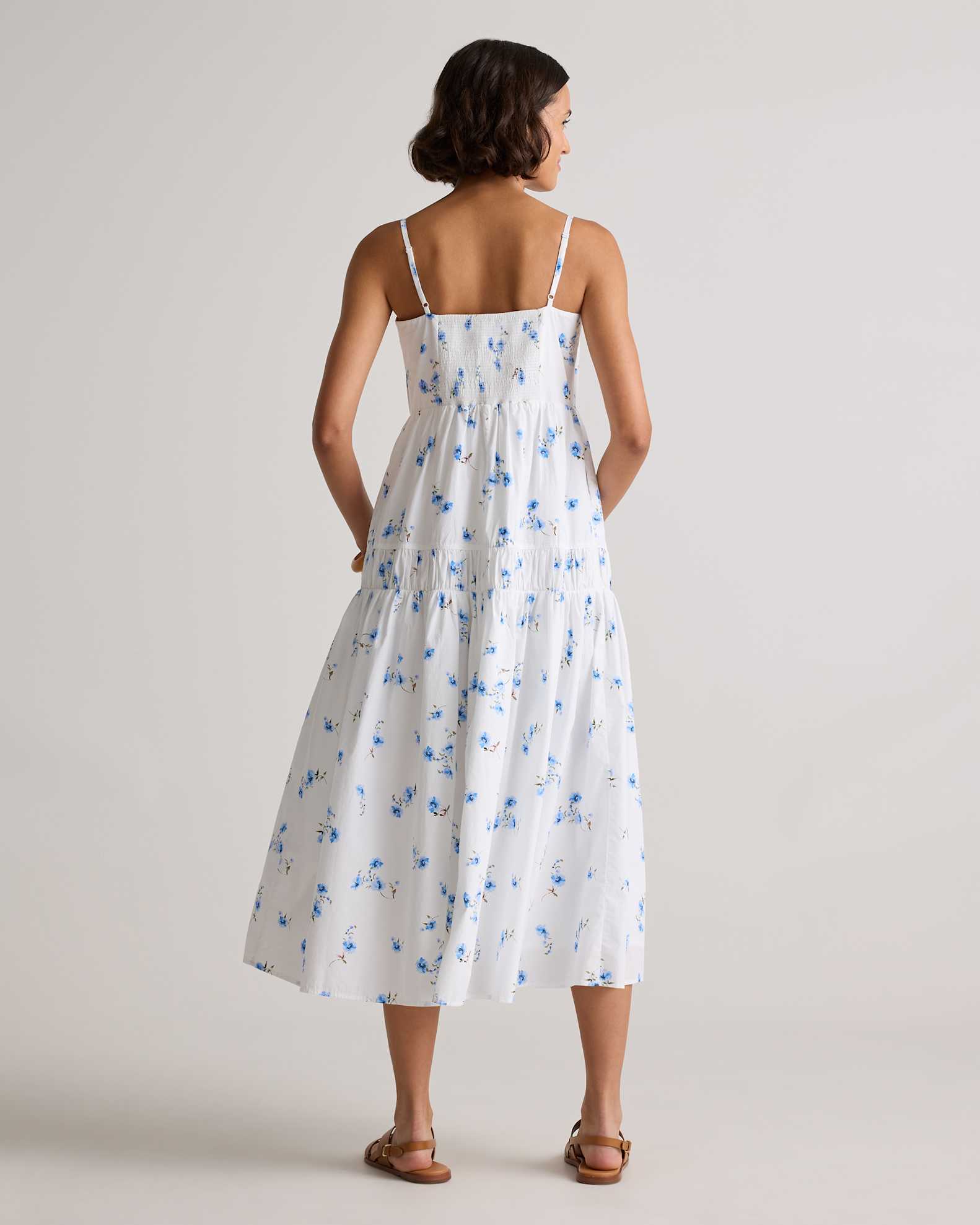 Summer Dresses H And M Tea Dress Women's Poplin Spaghetti Strap Maxi Dress In Romantic Stems, Size XS, Organic Cotton By Quince Summer Dresses H And M Tea Dress Women's Poplin Spaghetti Strap Maxi Dress In Romantic Stems, Size XS, Organic Cotton By Quince