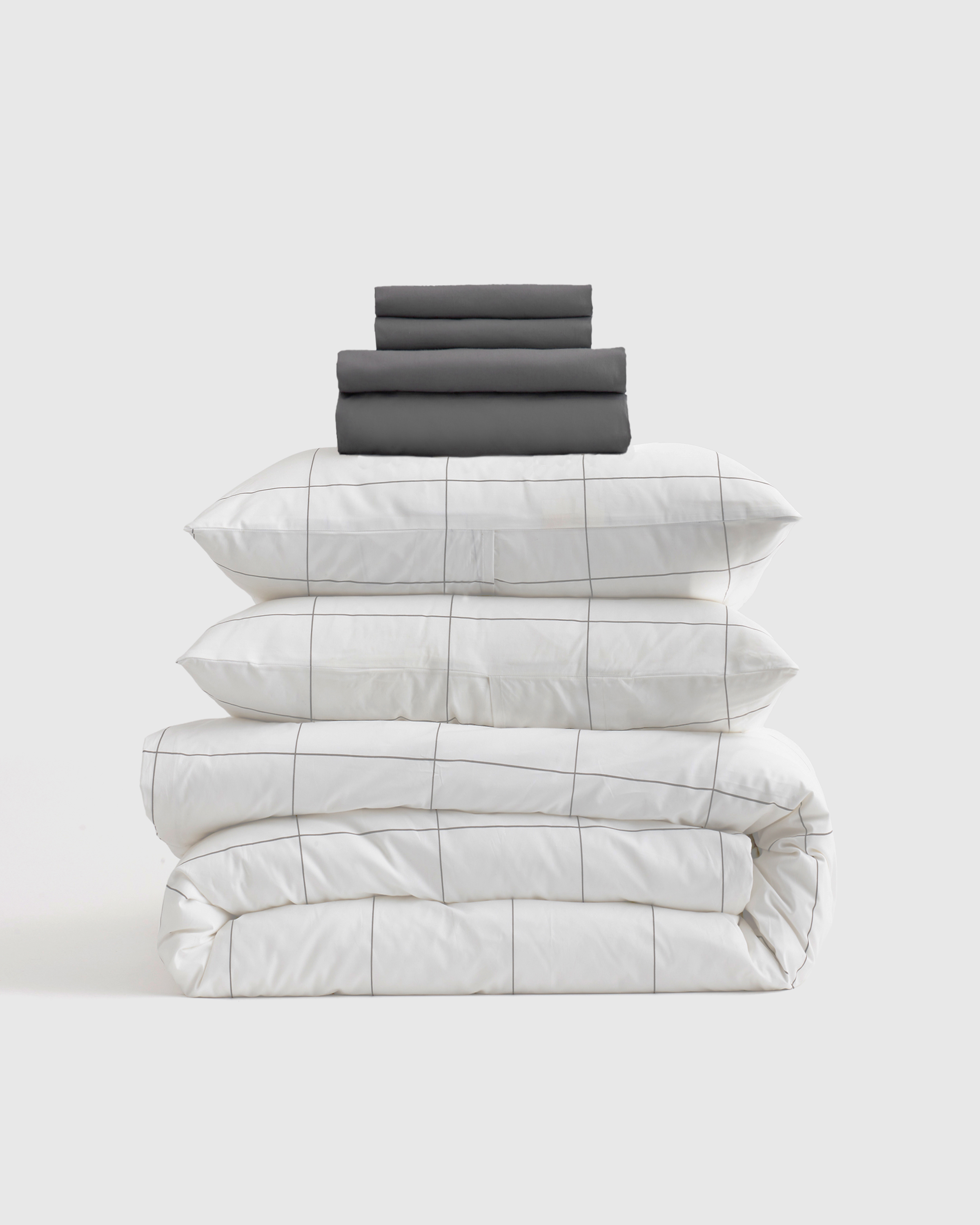 Percale bund Windowpane CHAR 173298 1