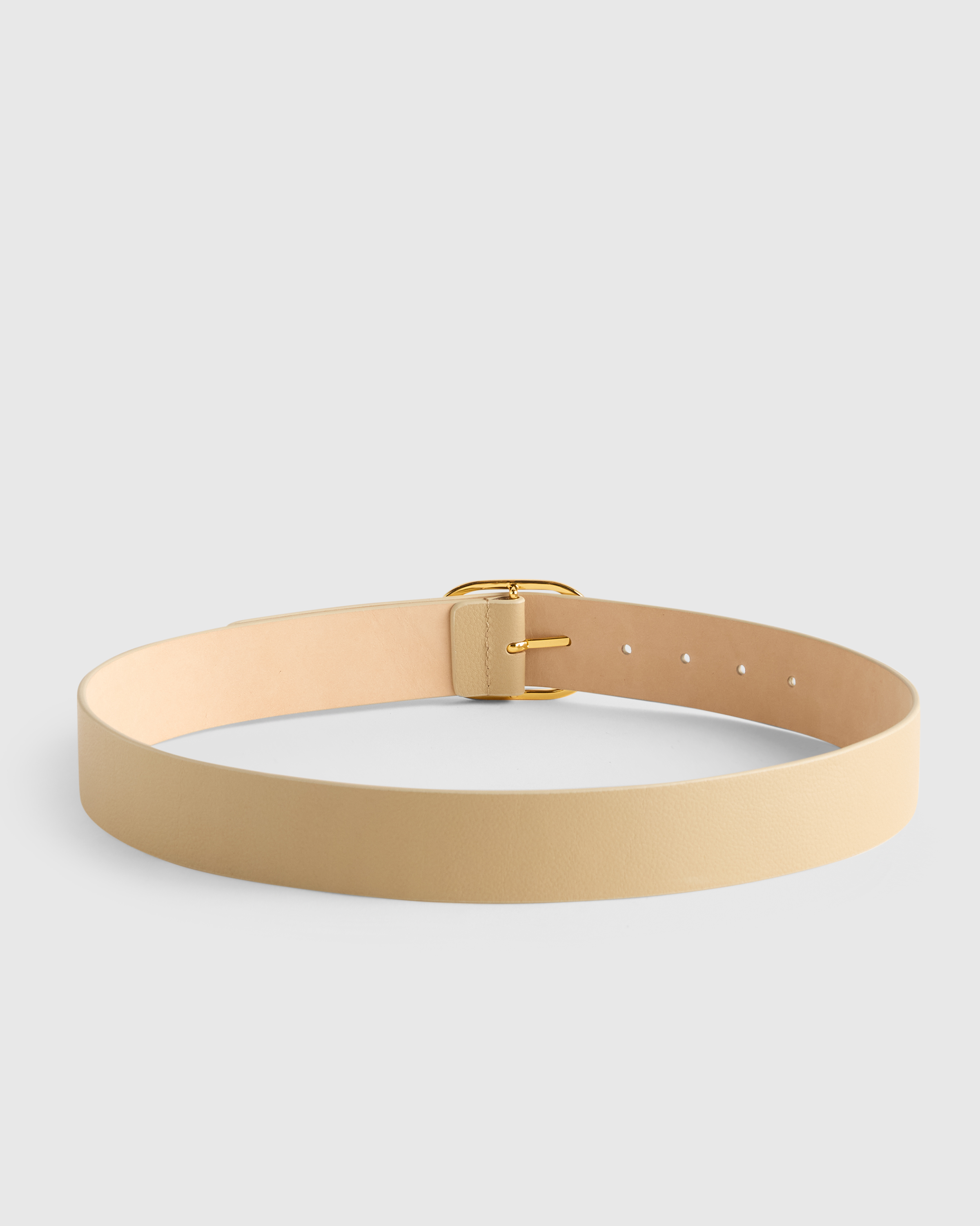 Cleo Oval European Leather Belt display picture 3