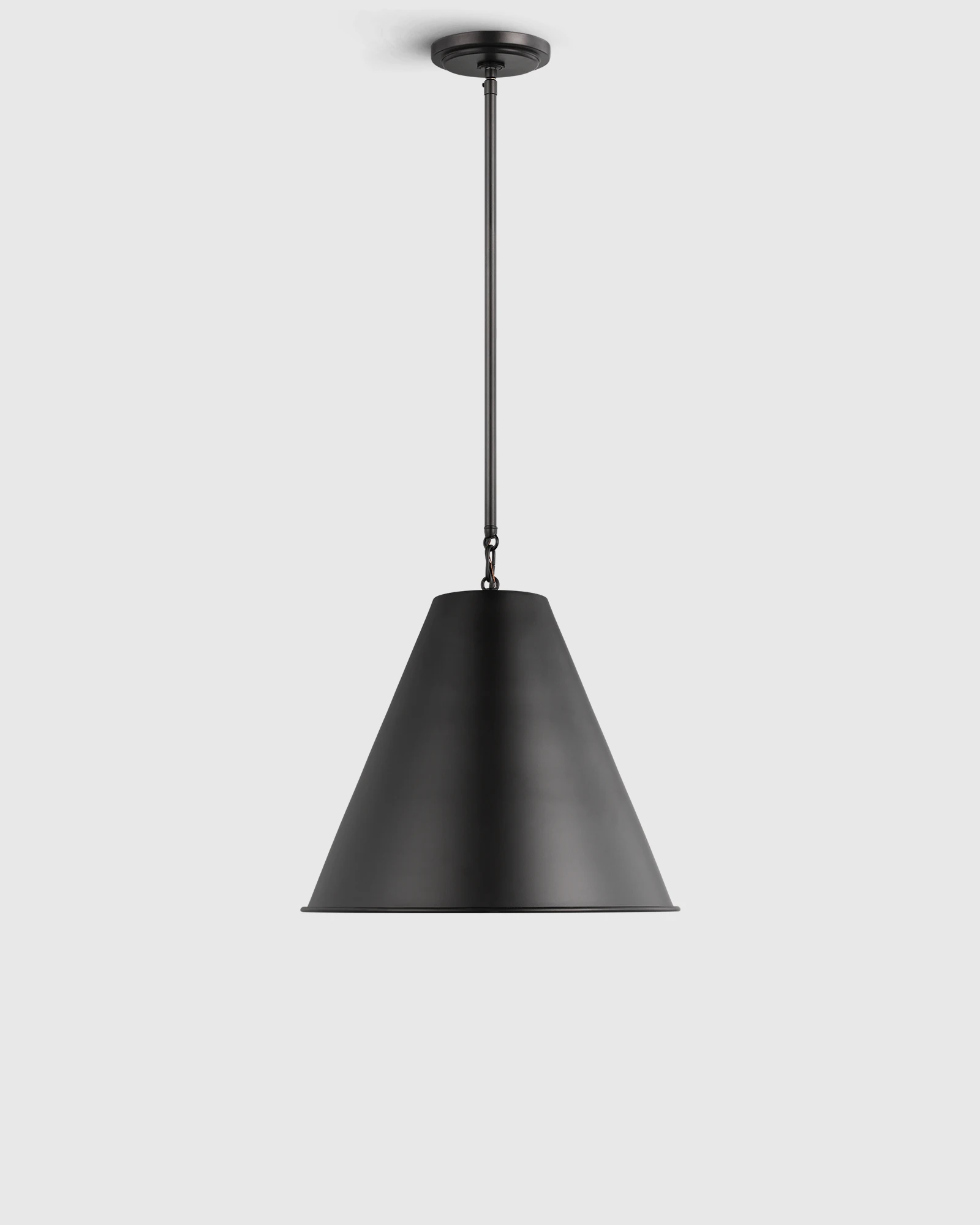 Simple Steel Shade Pendant