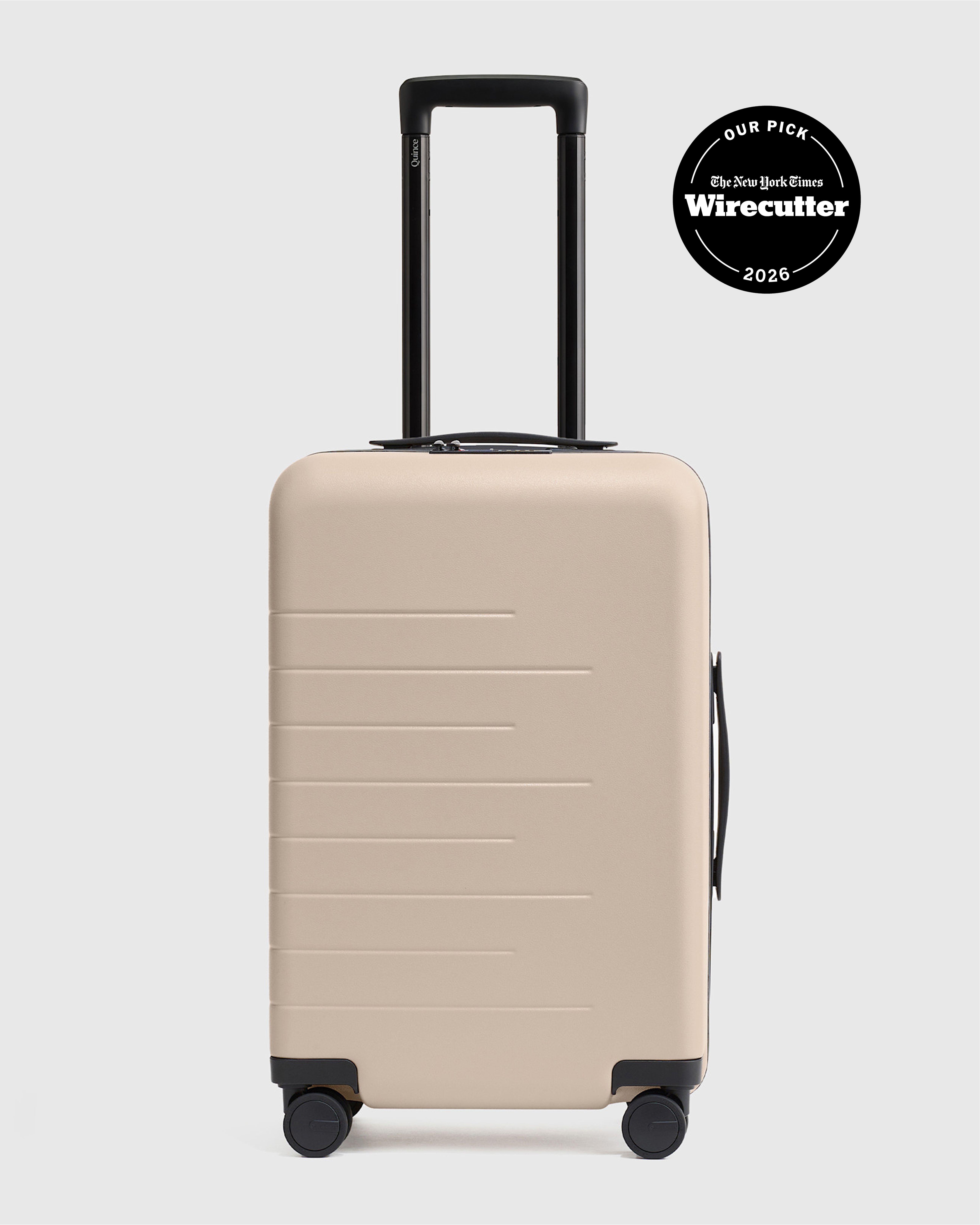 Tan Small Carry-On Suitcase