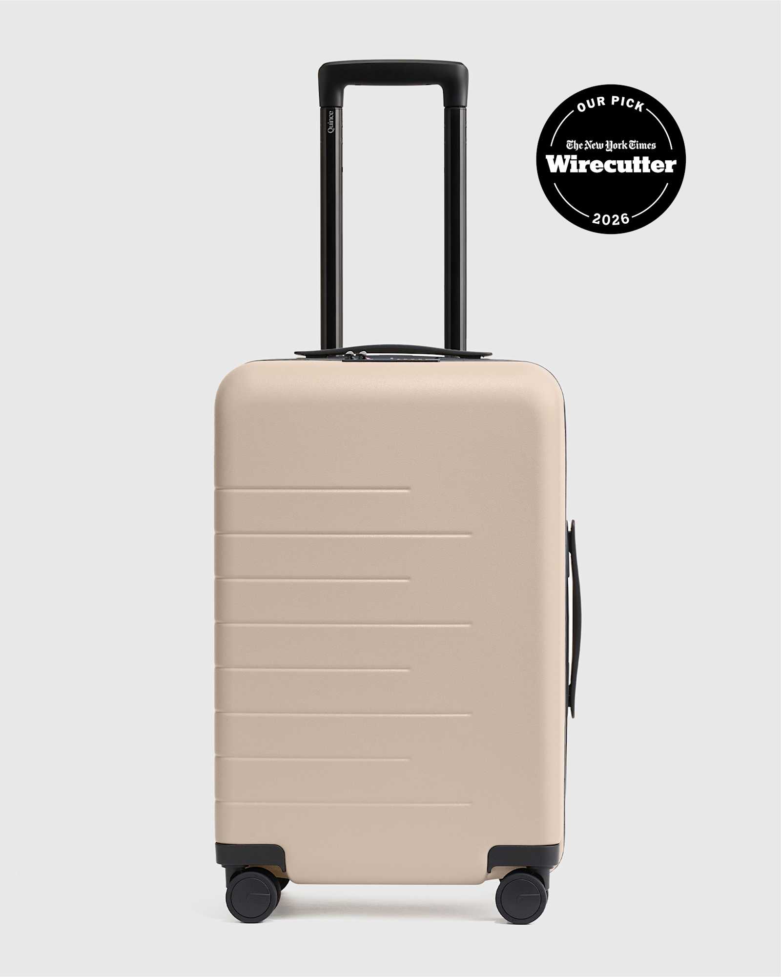 Small Carry-On Suitcase Tan