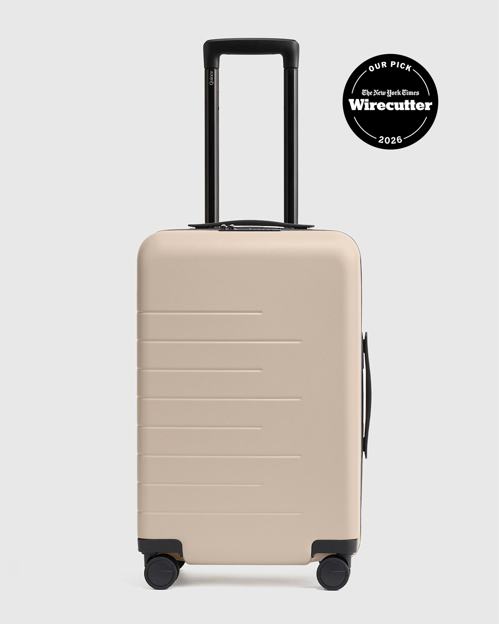 Small Carry-On Suitcase Tan