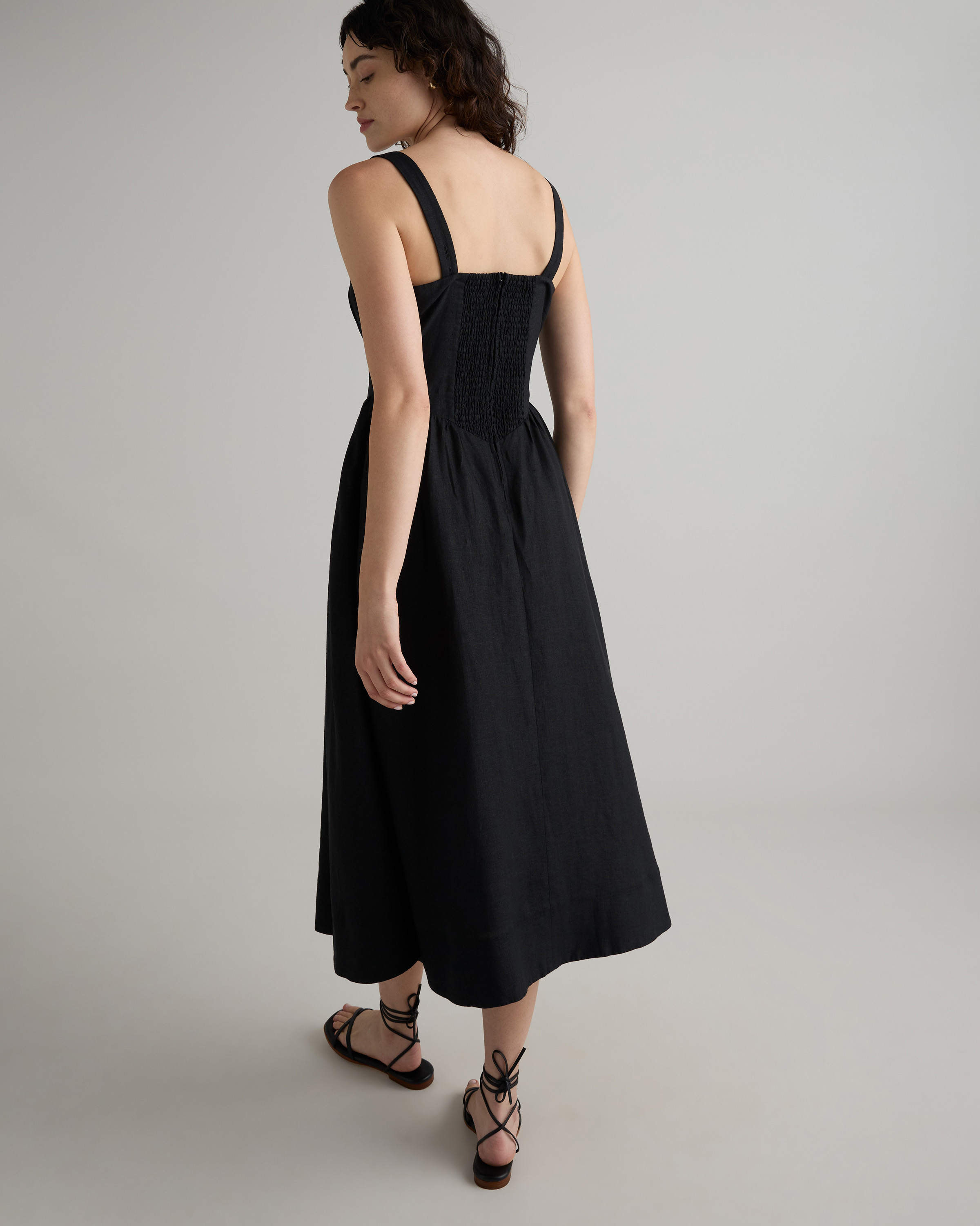 black coated dress Fontaine Coat Dress - Black
