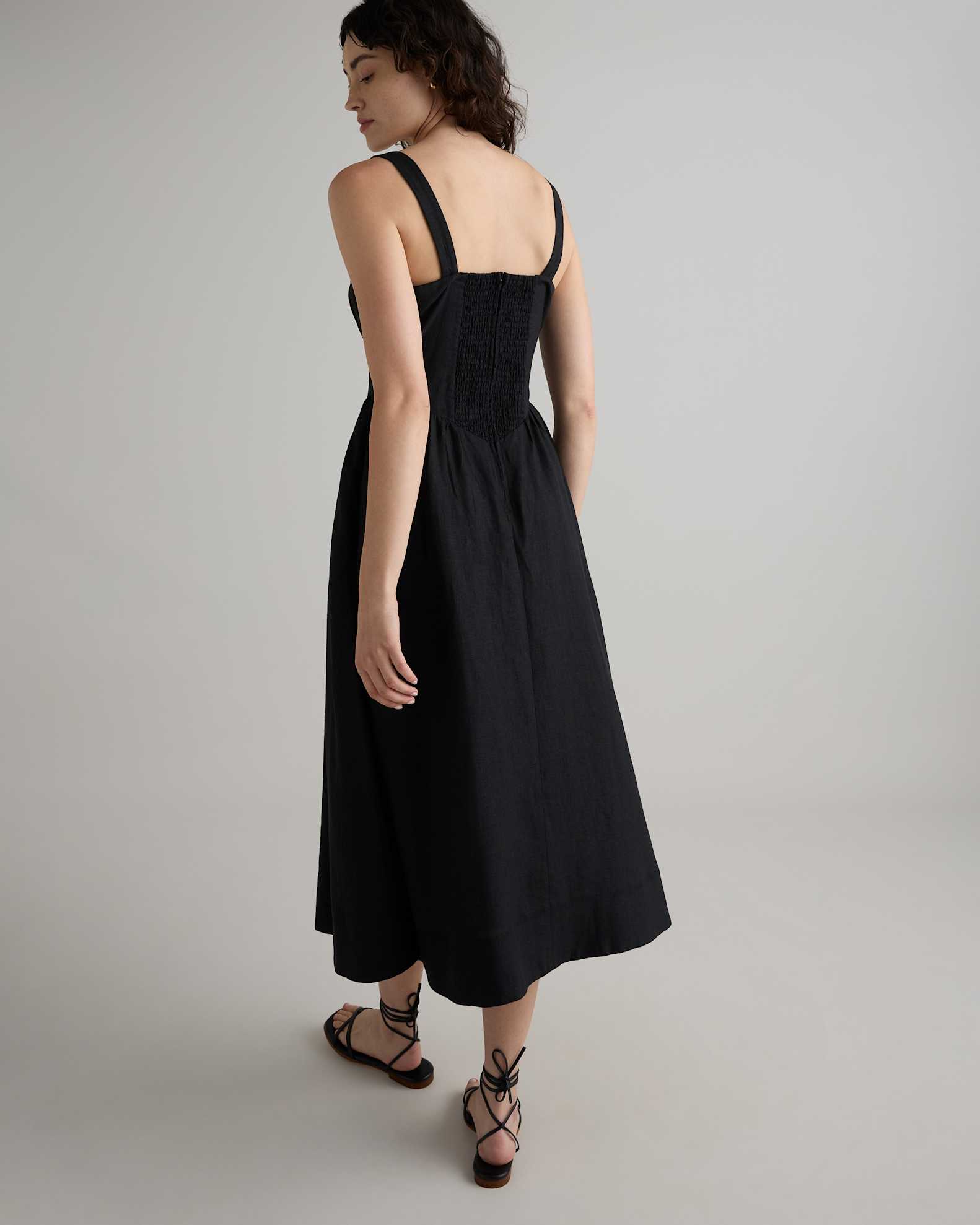 black coated dress Fontaine Coat Dress - Black