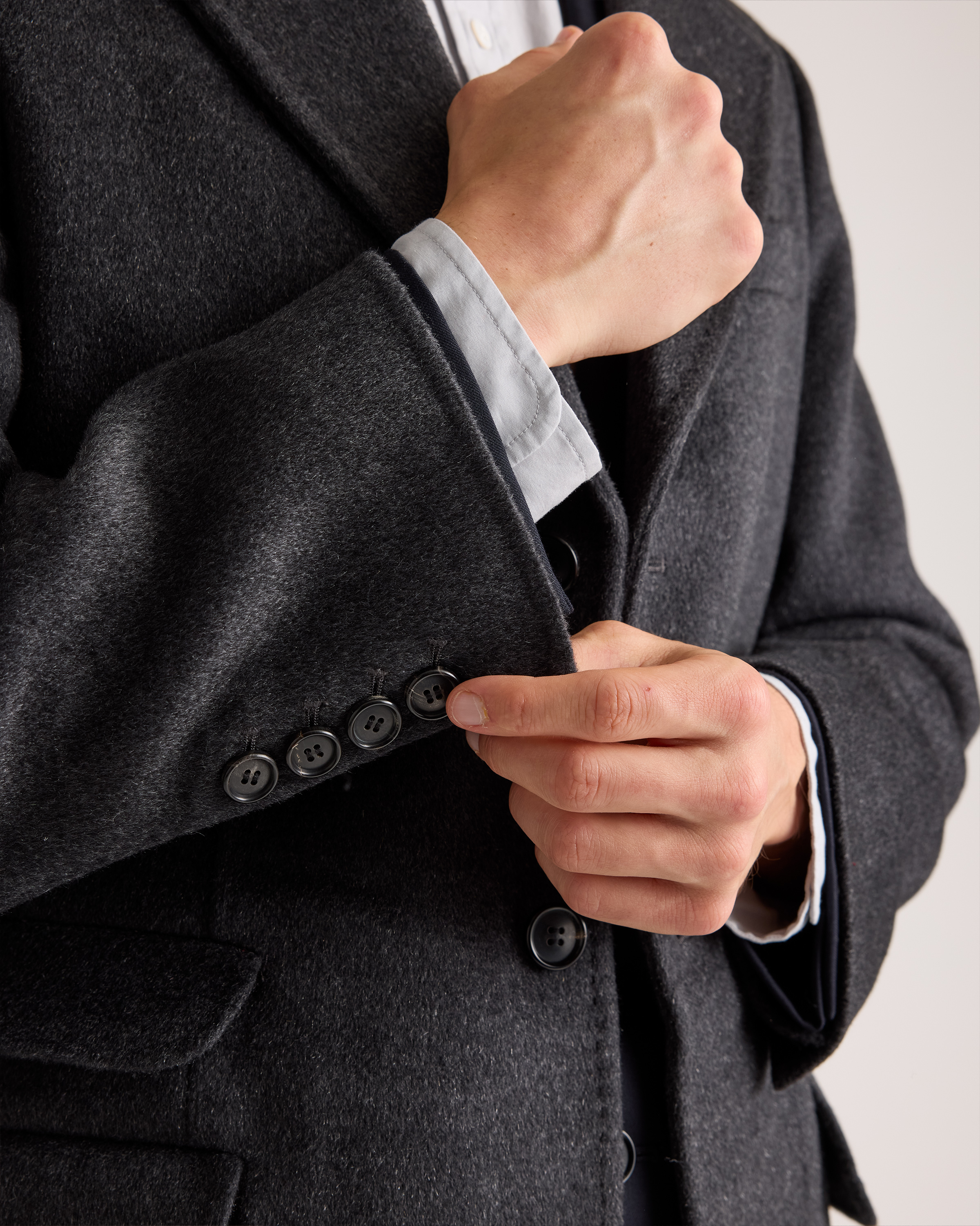 100% Mongolian Cashmere Double-Faced Overcoat