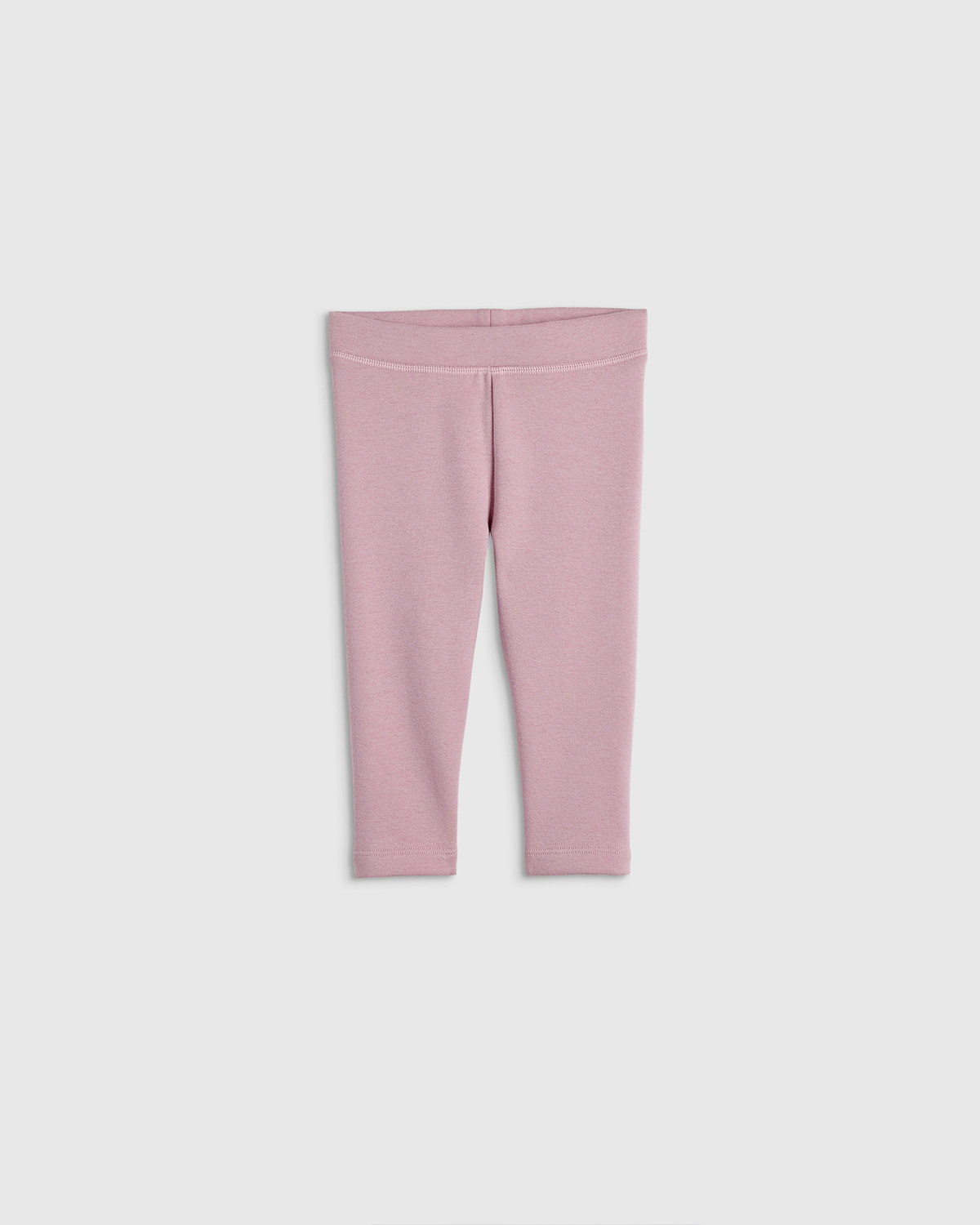 Quince Kids' Fleece Lined Legging In Pink