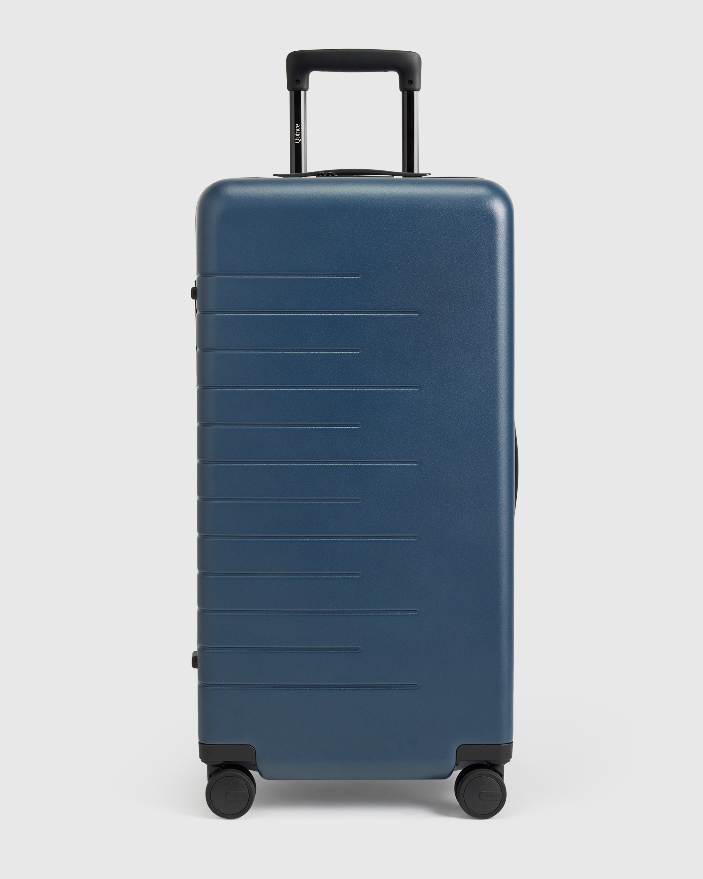 Navy Trunk Check-In Suitcase