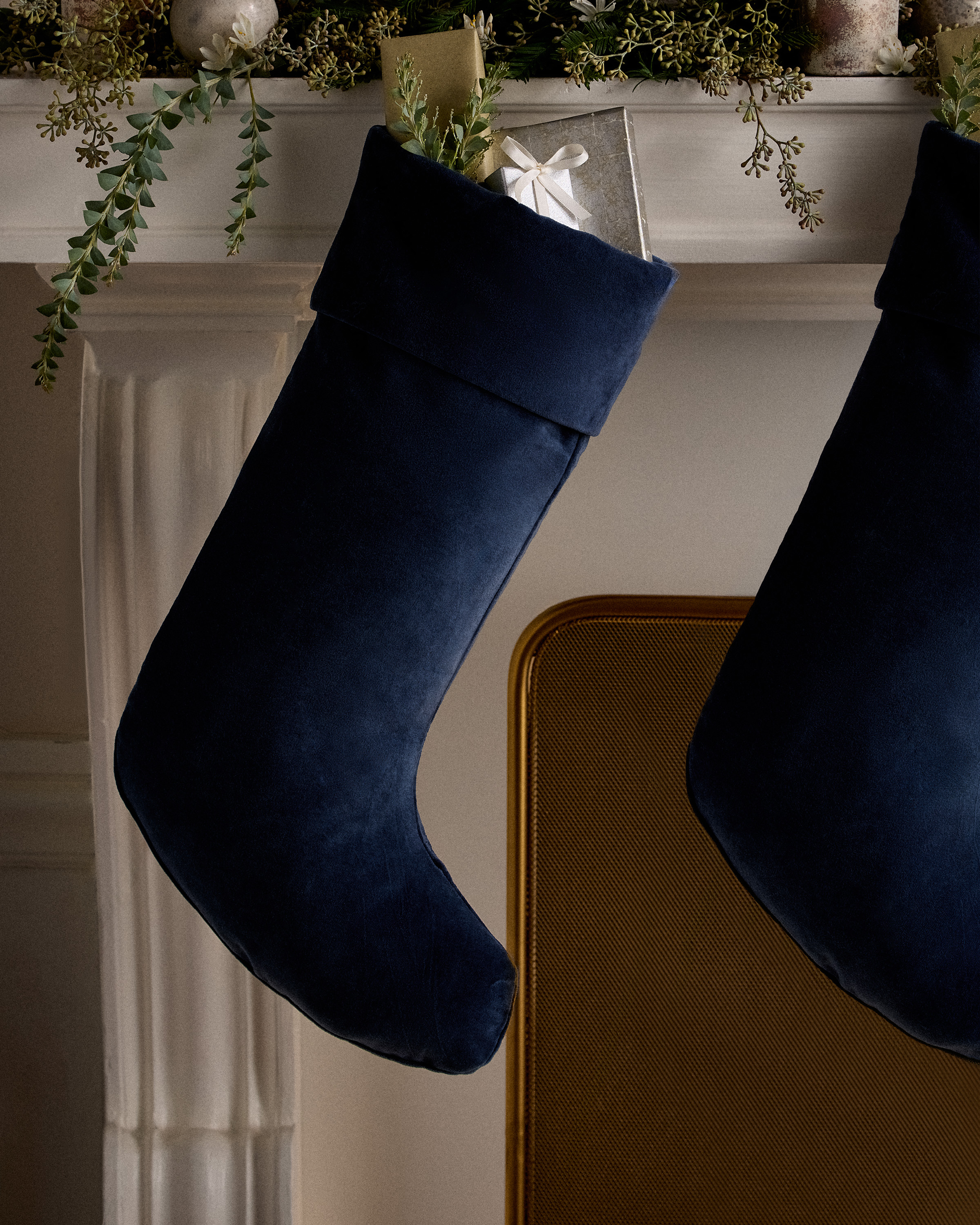 Cotton Velvet Stocking - thumbnail 2