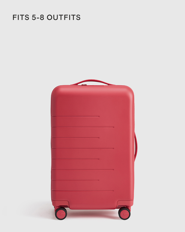 Venetian Red Expandable Small Carry-On Suitcase