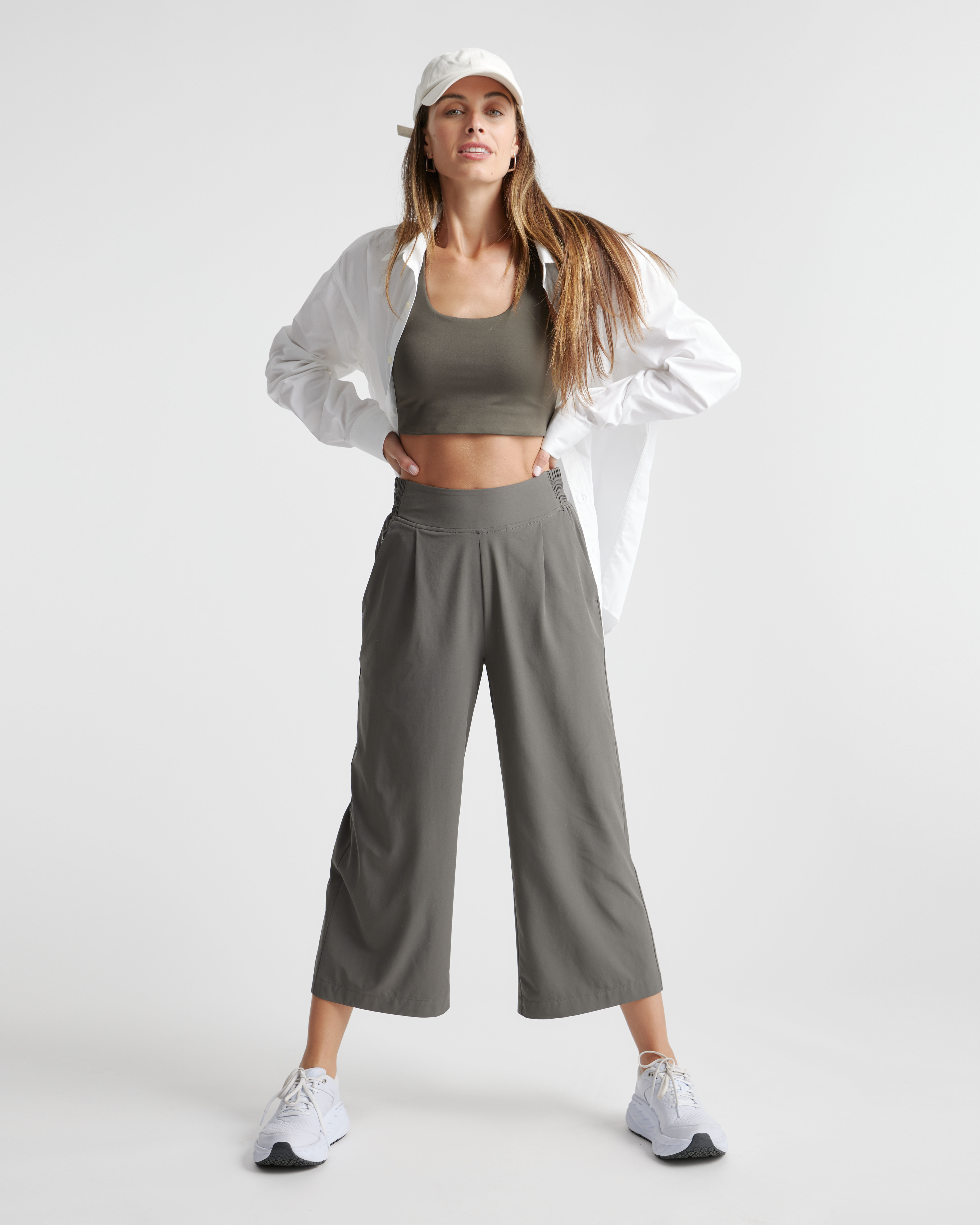 Performance Tech Wide Leg Pants
