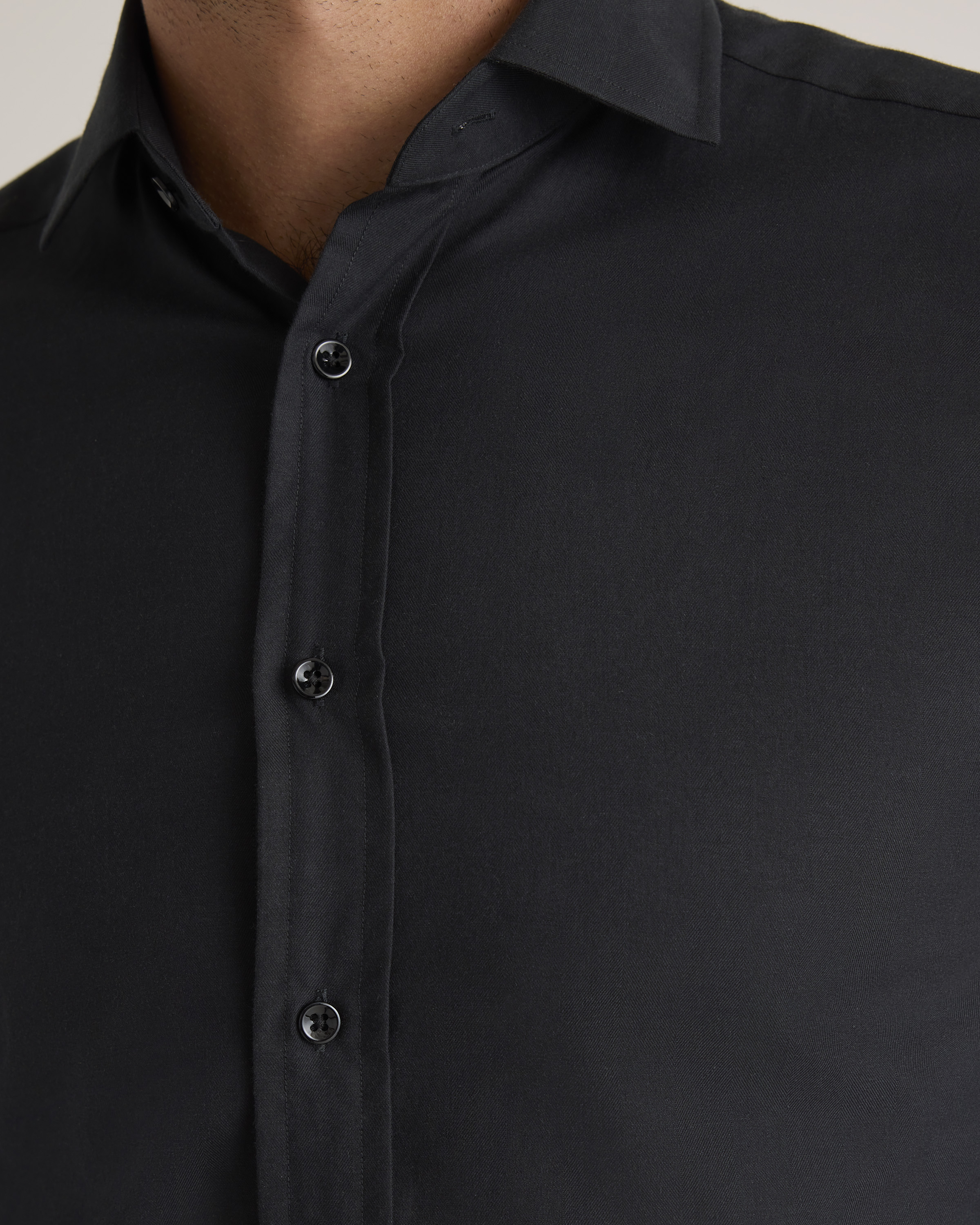 white christmas dresses Cotton Cashmere Double Face Long Sleeve Pocket Shirt in Crepuscule Crepuscule / L-3 main image 1