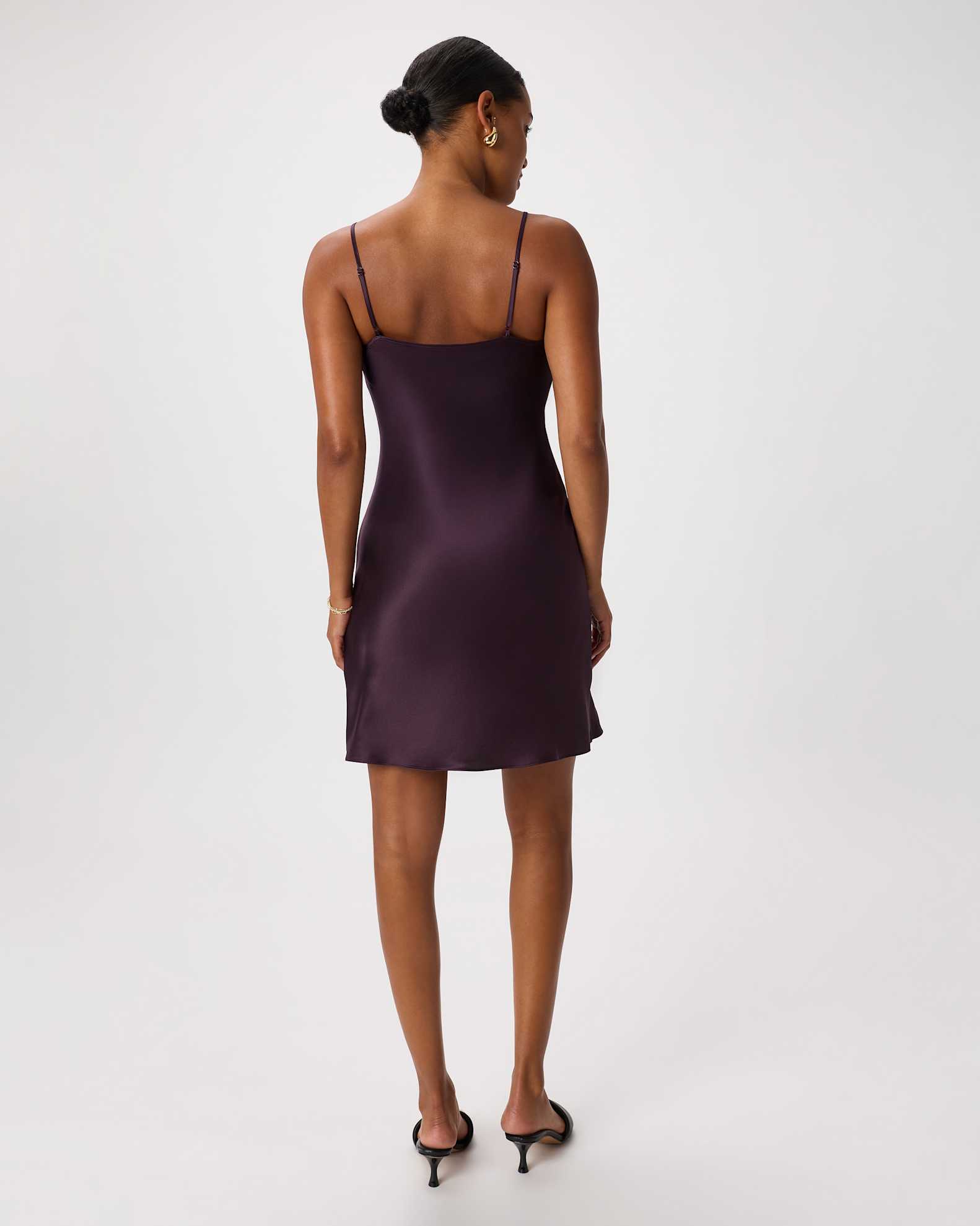 Women's Mini Slip Dress in Deep Orchid Purple, Size XL, Silk by Quince Women's Mini Slip Dress in Deep Orchid Purple, Size XL, Silk by Quince