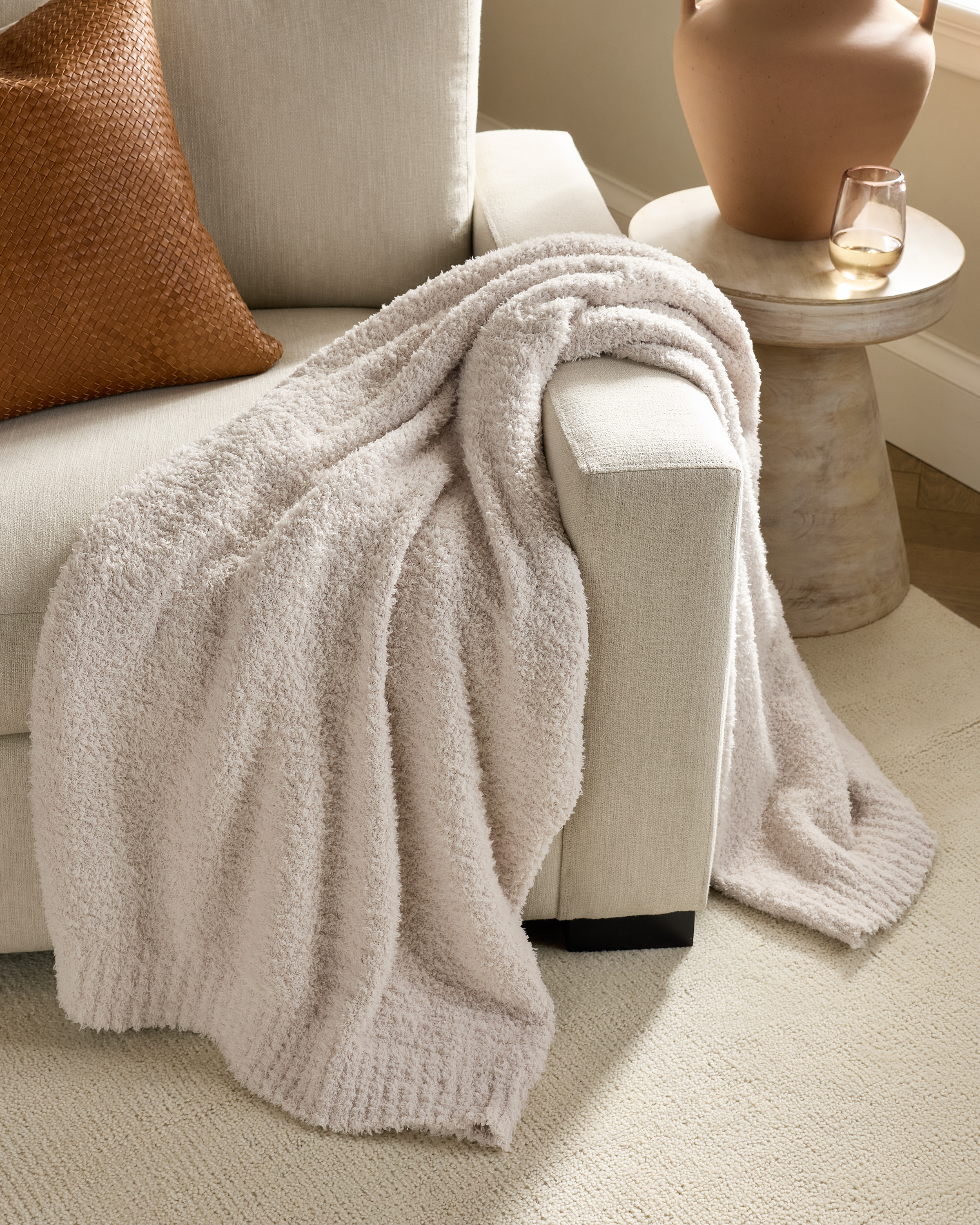 Warm Grey Everyday Cozy Throw