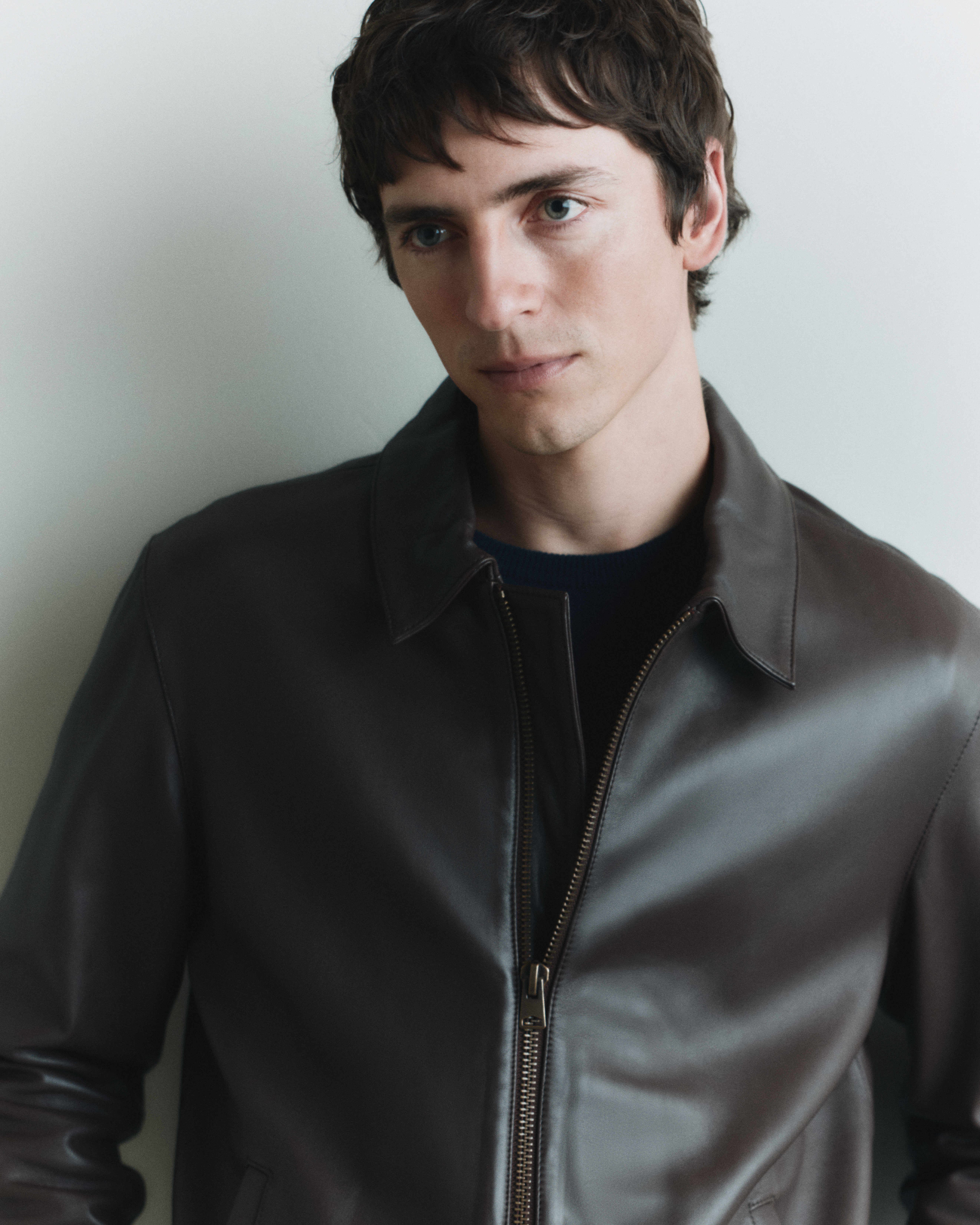 100% Leather Harrington Jacket